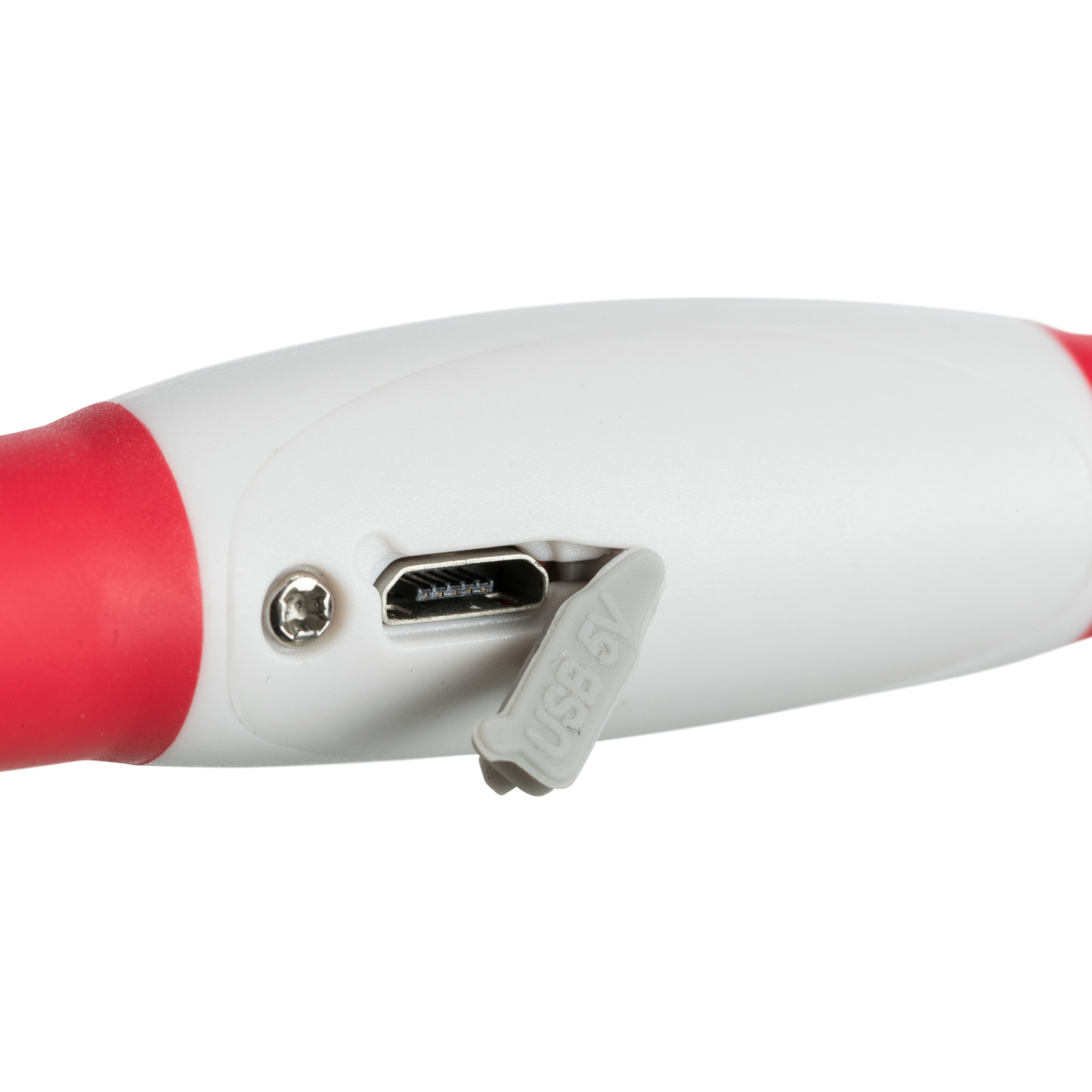 Anillo Luz Flash USB, S–M: 40 cm/ø 8 mm, Rojo