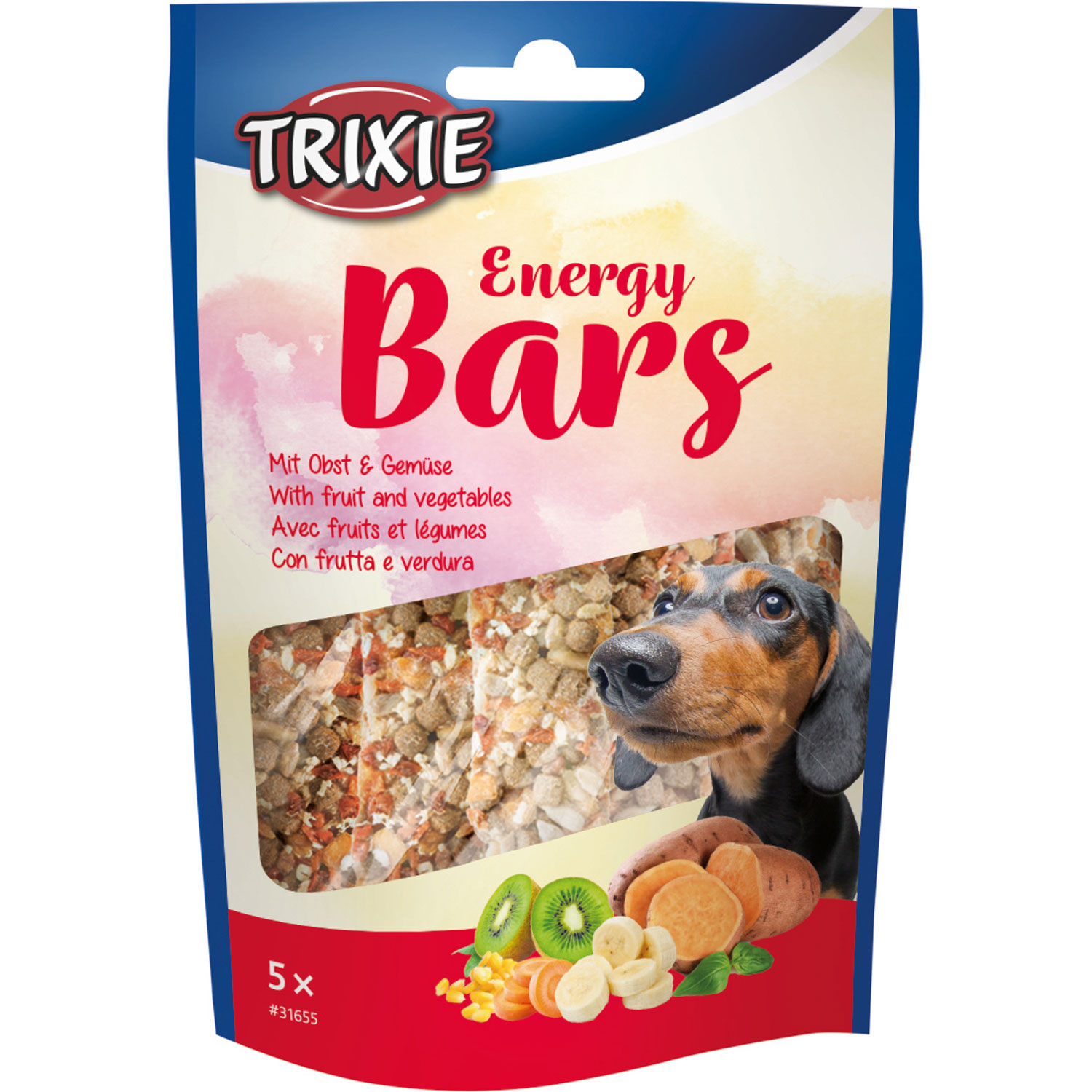 Energy Bars con frutas y verduras, 5 x 100 g