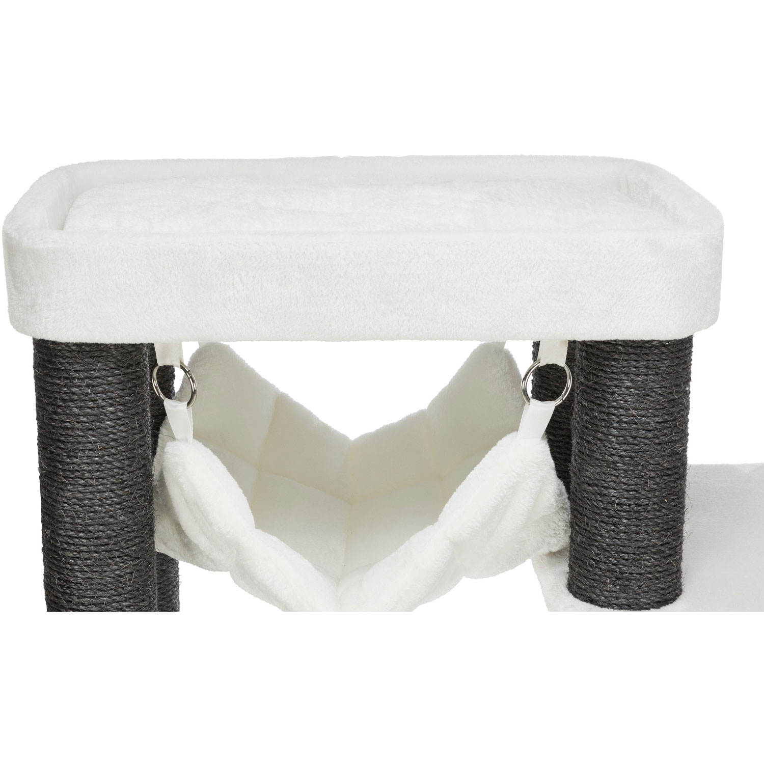 Poste Rascador XXL Lionello, 183 cm, Crema-Gris