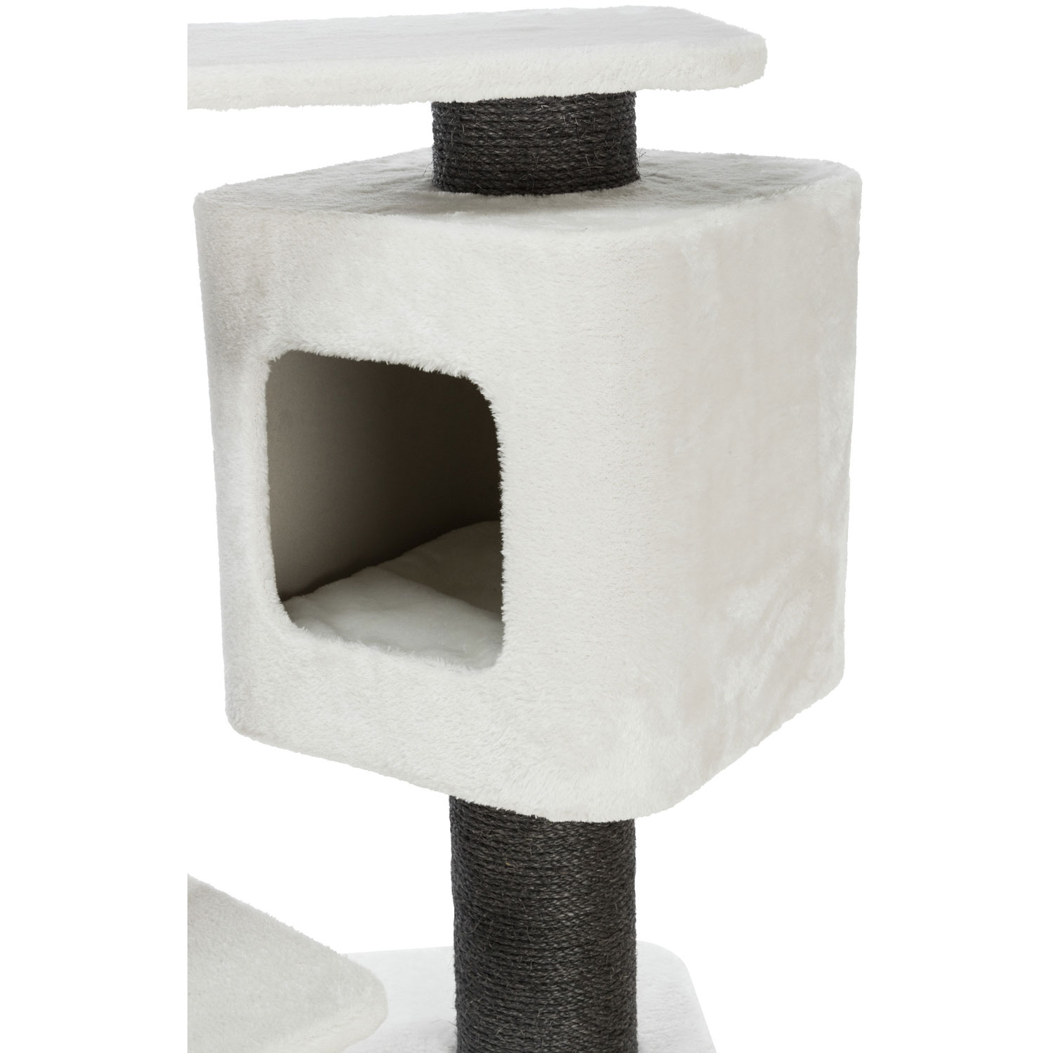 Poste Rascador XXL Lionello, 183 cm, Crema-Gris
