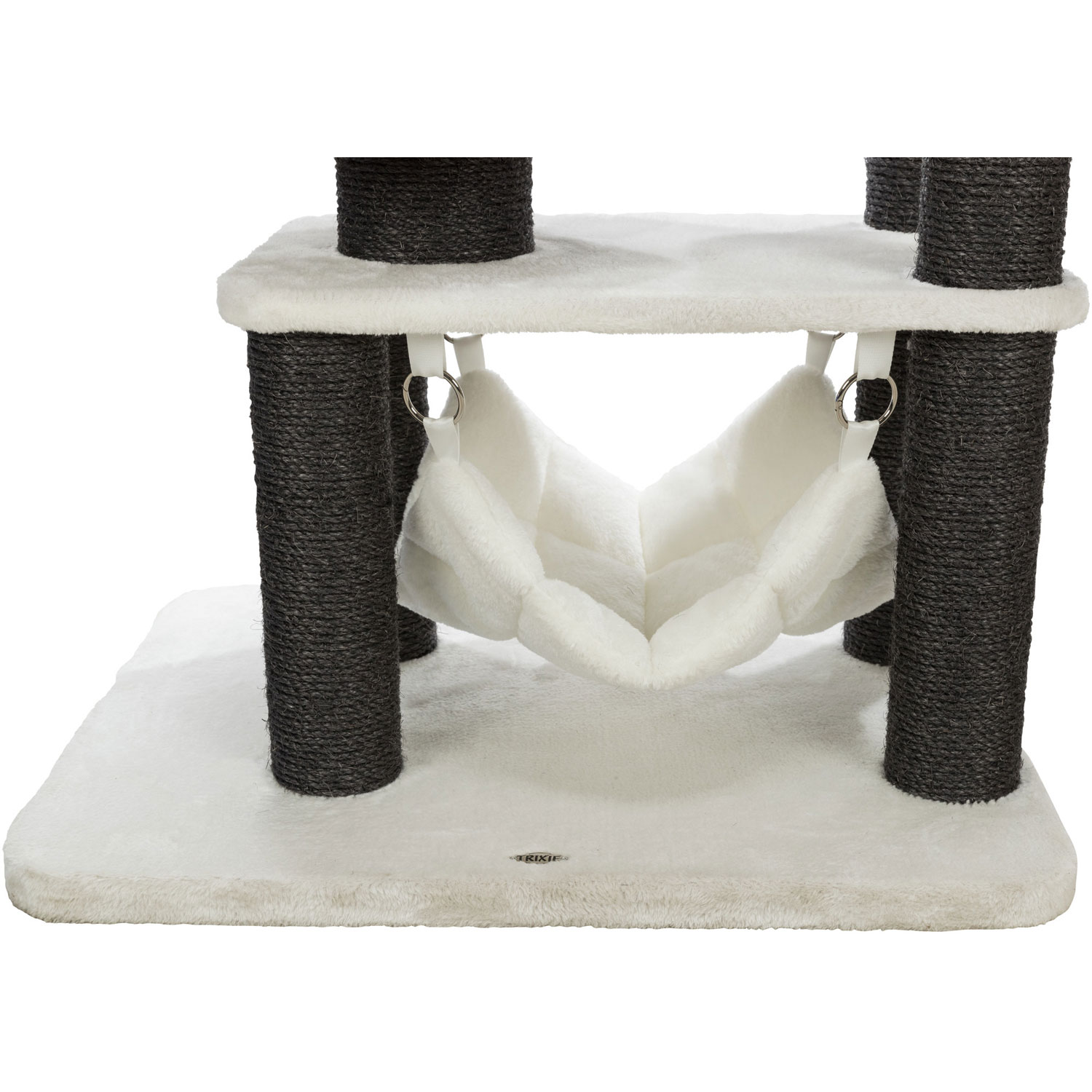 Poste Rascador XXL Lionello, 183 cm, Crema-Gris