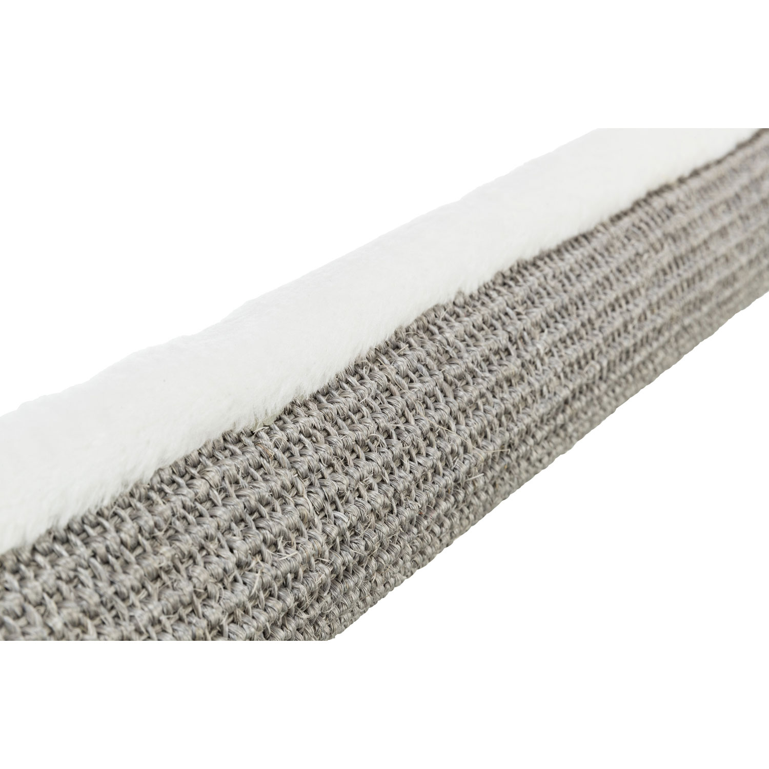 Poste de rascado con alfombra de sisal, ø 9 × 28 cm, Gris