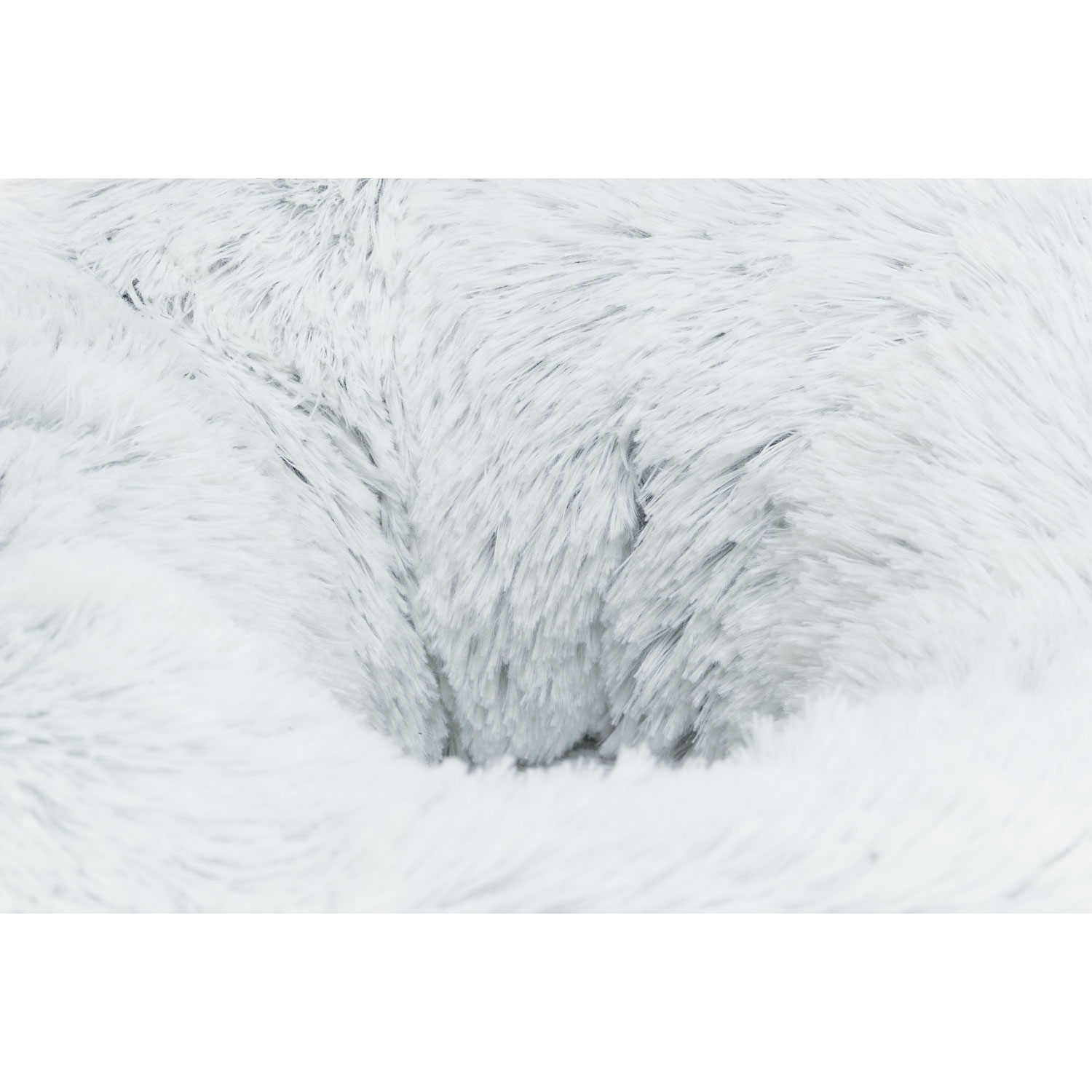 Cama Harvey, redondo, ø 45 cm, Gris/Blanco-Negro