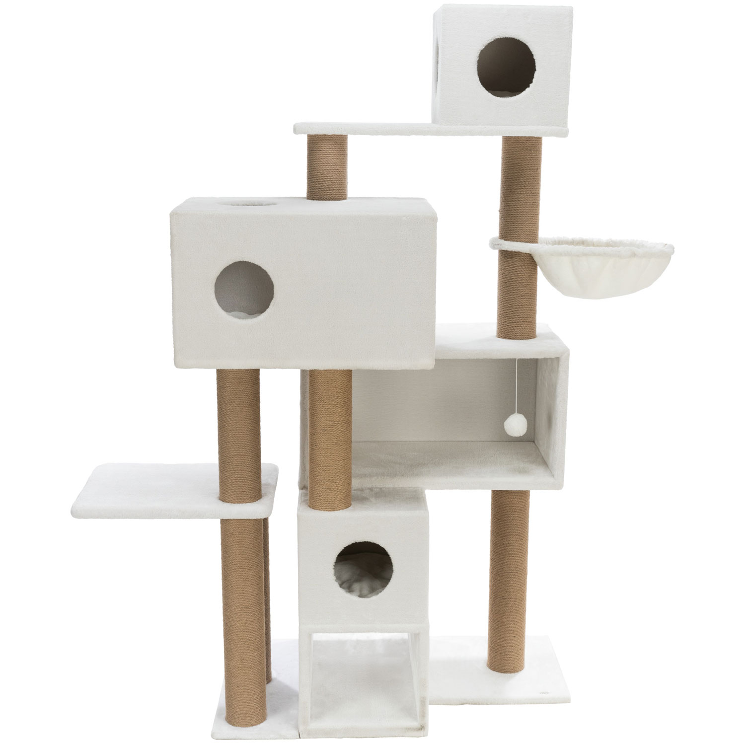 Poste Rascador Catarina, 188 cm, Blanco