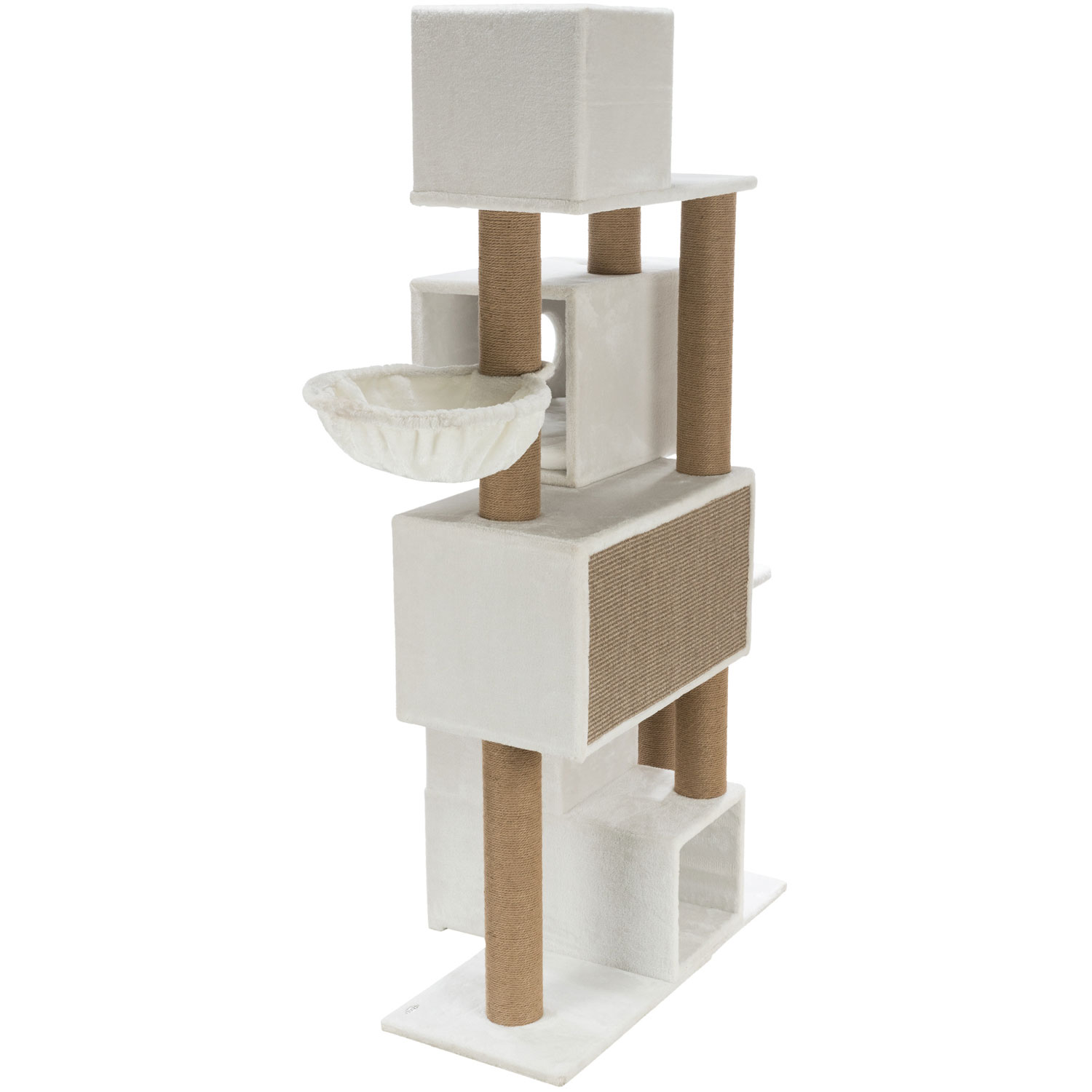 Poste Rascador Catarina, 188 cm, Blanco