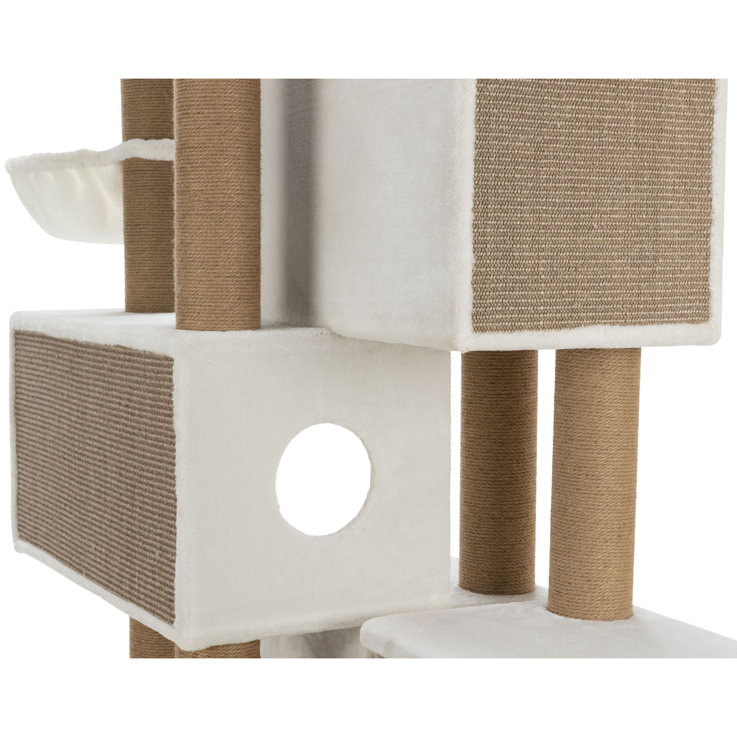 Poste Rascador Catarina, 188 cm, Blanco