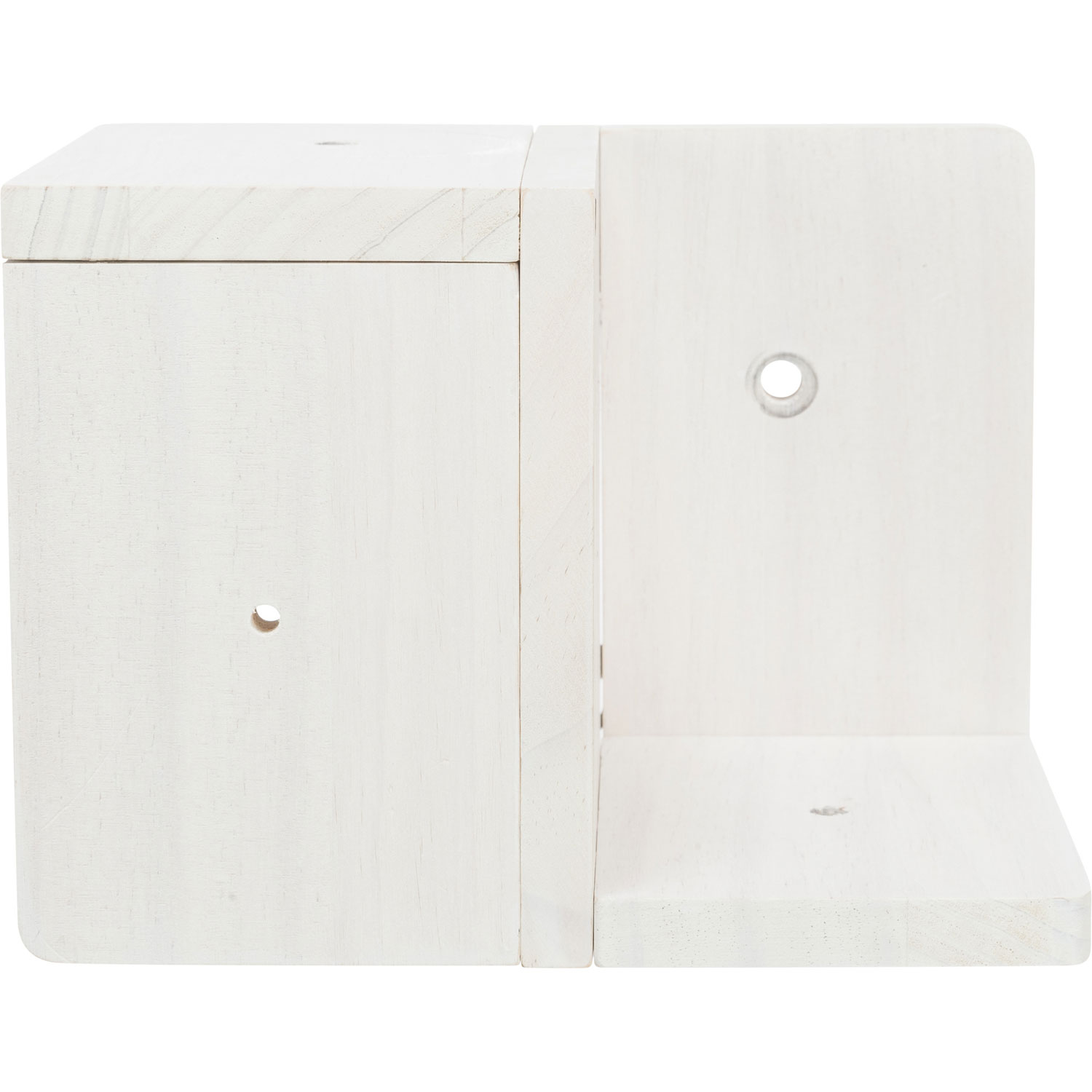 Accesorio de pared III, para diseños de escalada, esquina, 16 × 21 × 16 cm, Blanco