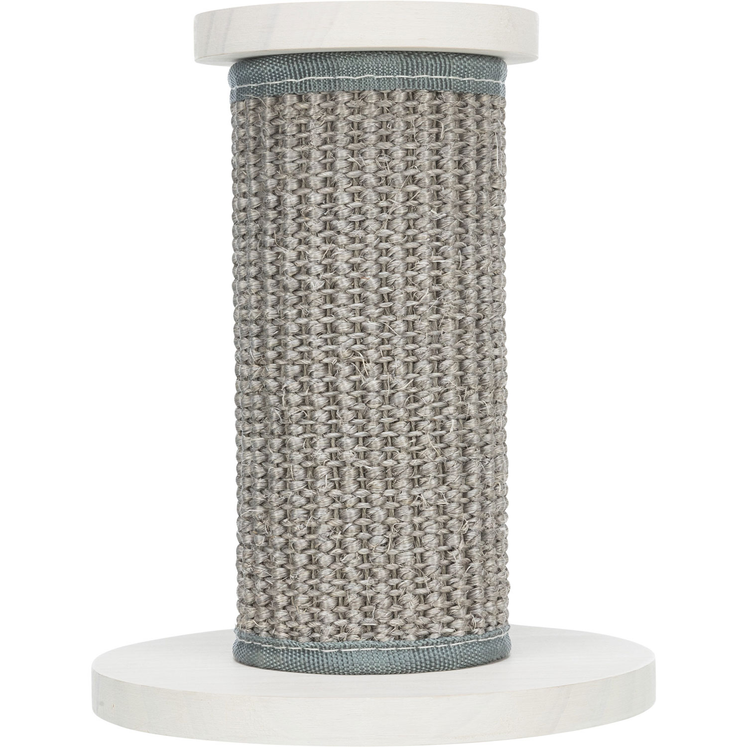 Peldaño de escalada para sujeción a la pared, madera de pino, ø 18 × 22 cm, Blanco-Gris
