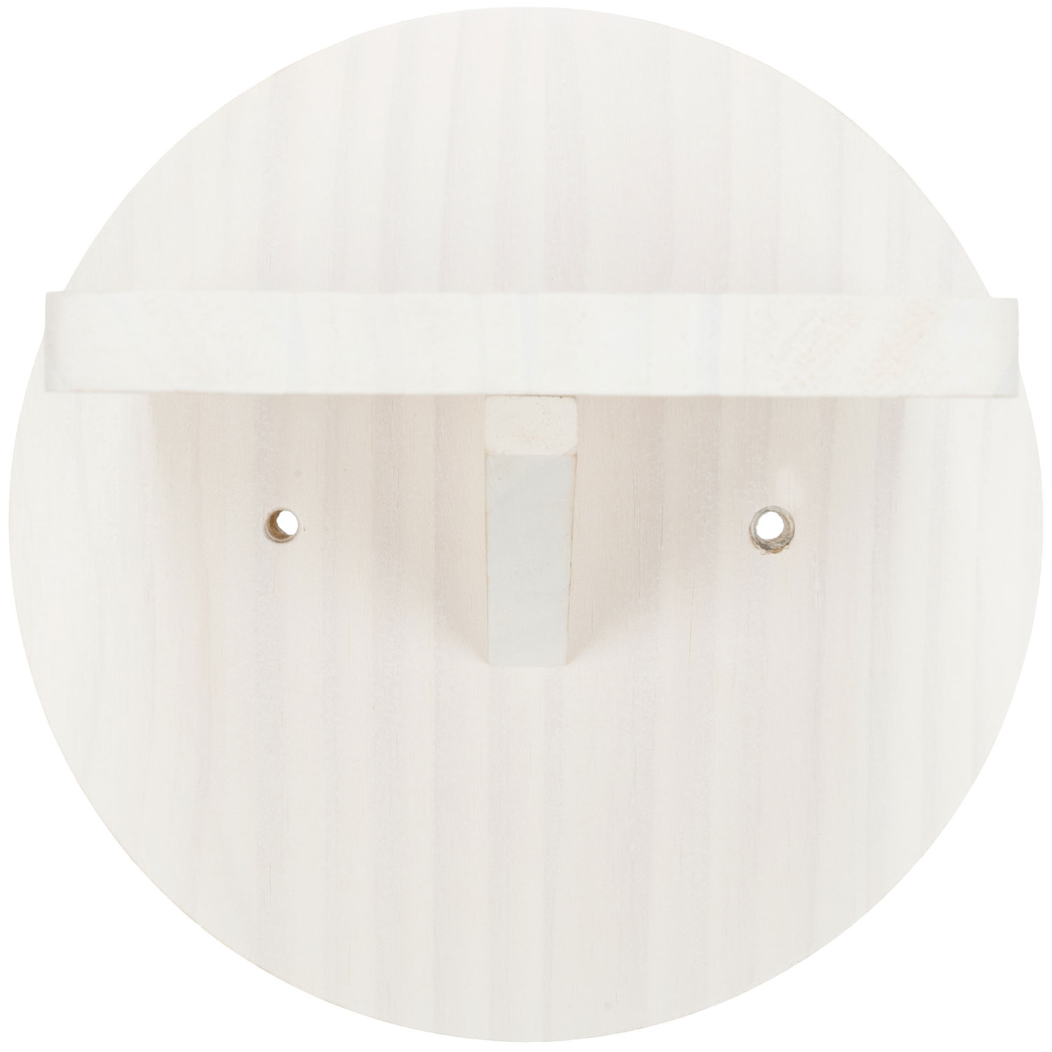Peldaño de escalada para sujeción a la pared, madera de pino, ø 19 × 22 cm, Blanco