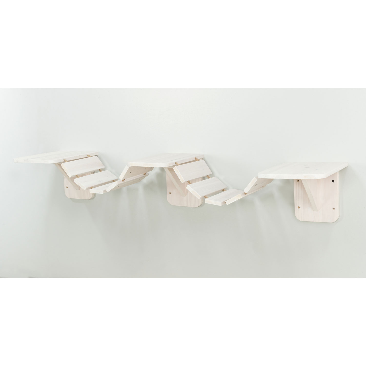 Escalera de Escalada para montar en la pared, 150 × 30 cm, Blanco