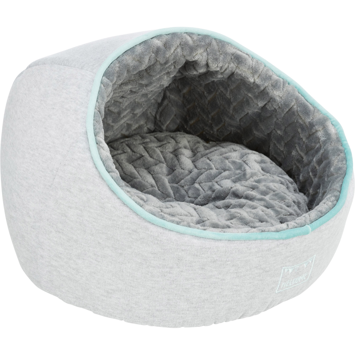 Junior Cueva, gris claro/menta,  ø 40 × 27 cm