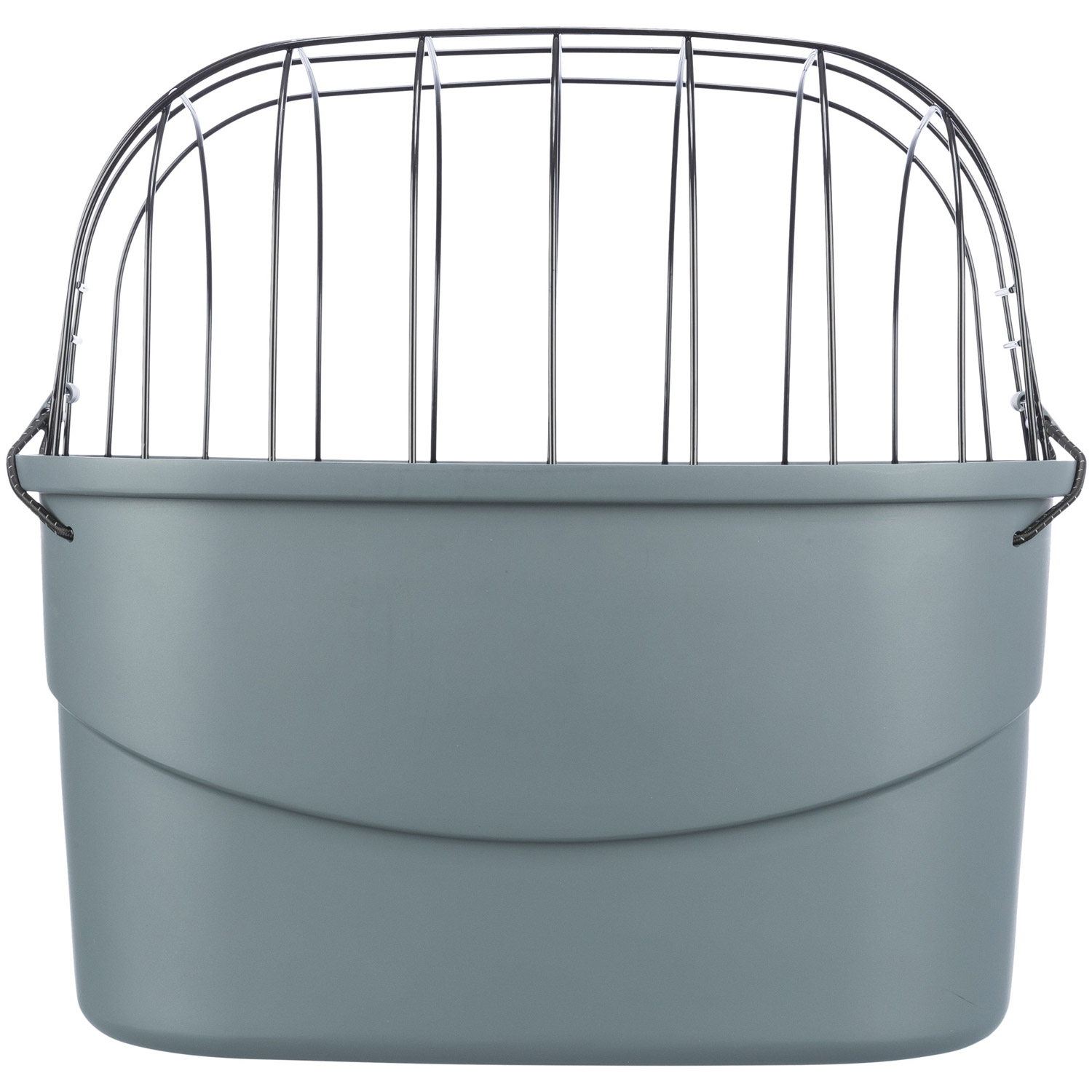 Cesta para Bicicleta, Gris, 42 × 39 × 30 cm