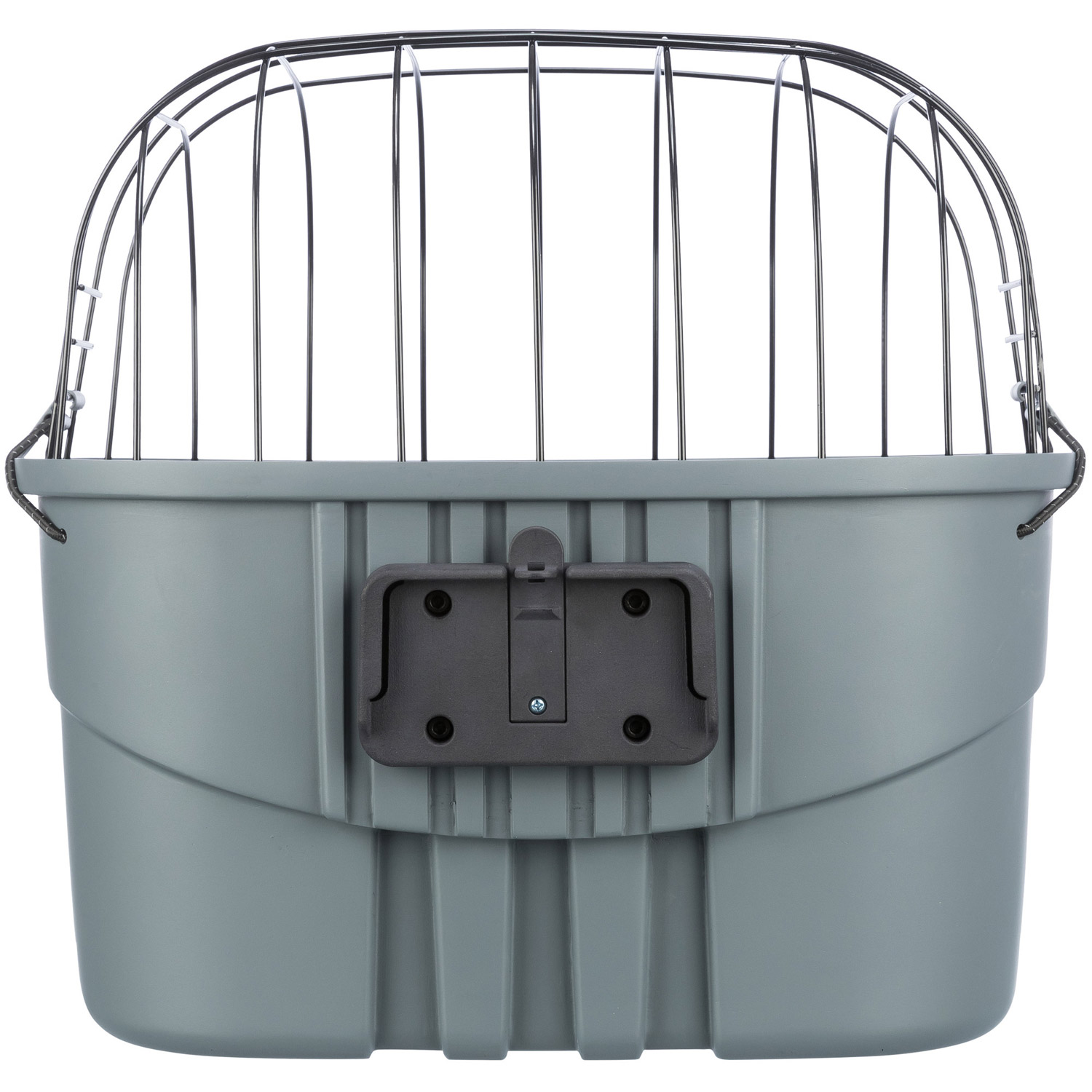 Cesta para Bicicleta, Gris, 42 × 39 × 30 cm