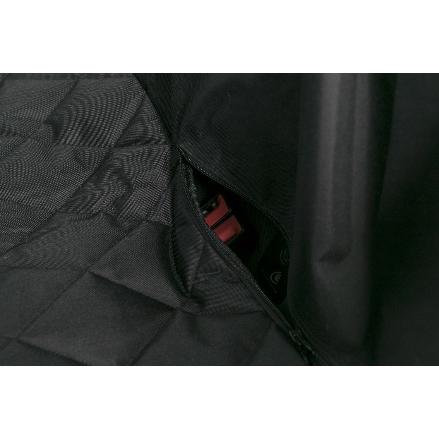 Funda Protectora Asientos Coche con partes laterales, divisible , Negro, 1,55 × 1,30 m