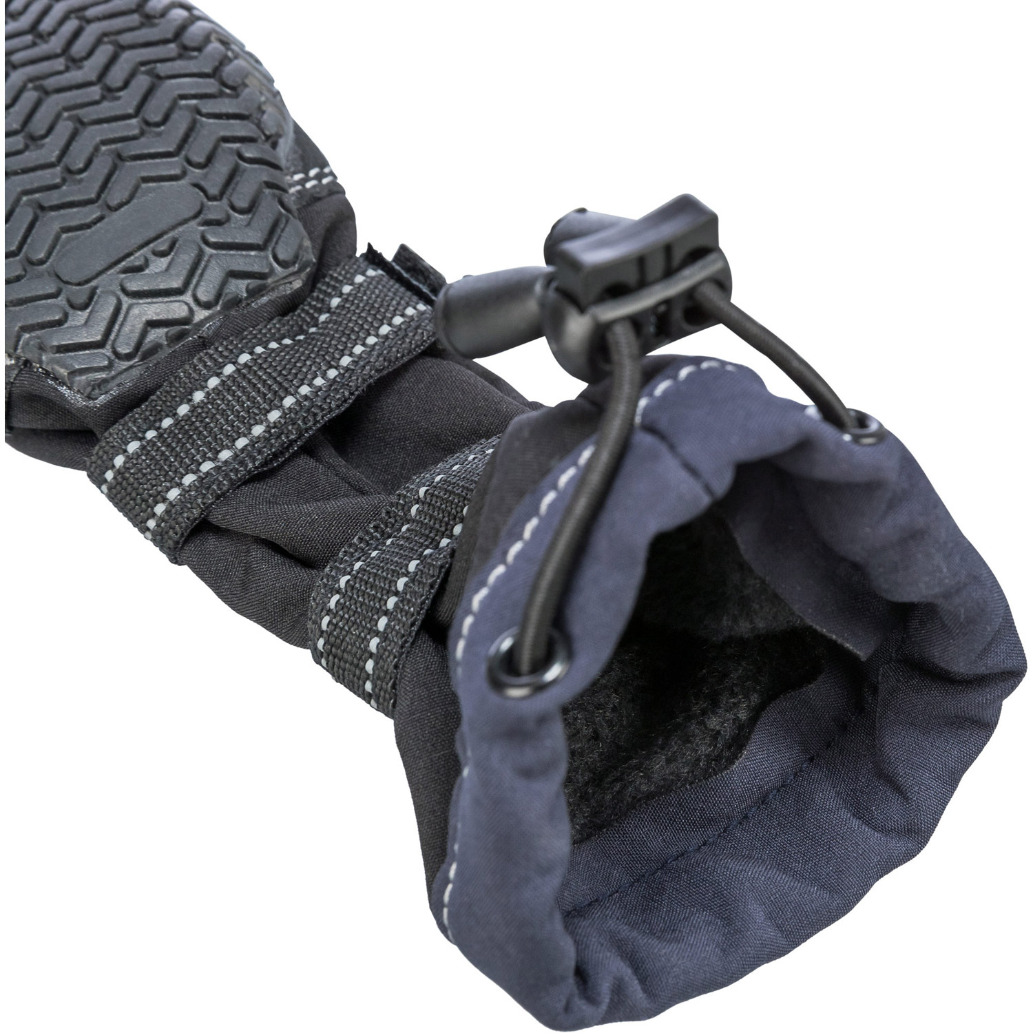 Andador de protección de patas activo largo, XS–S, Negro