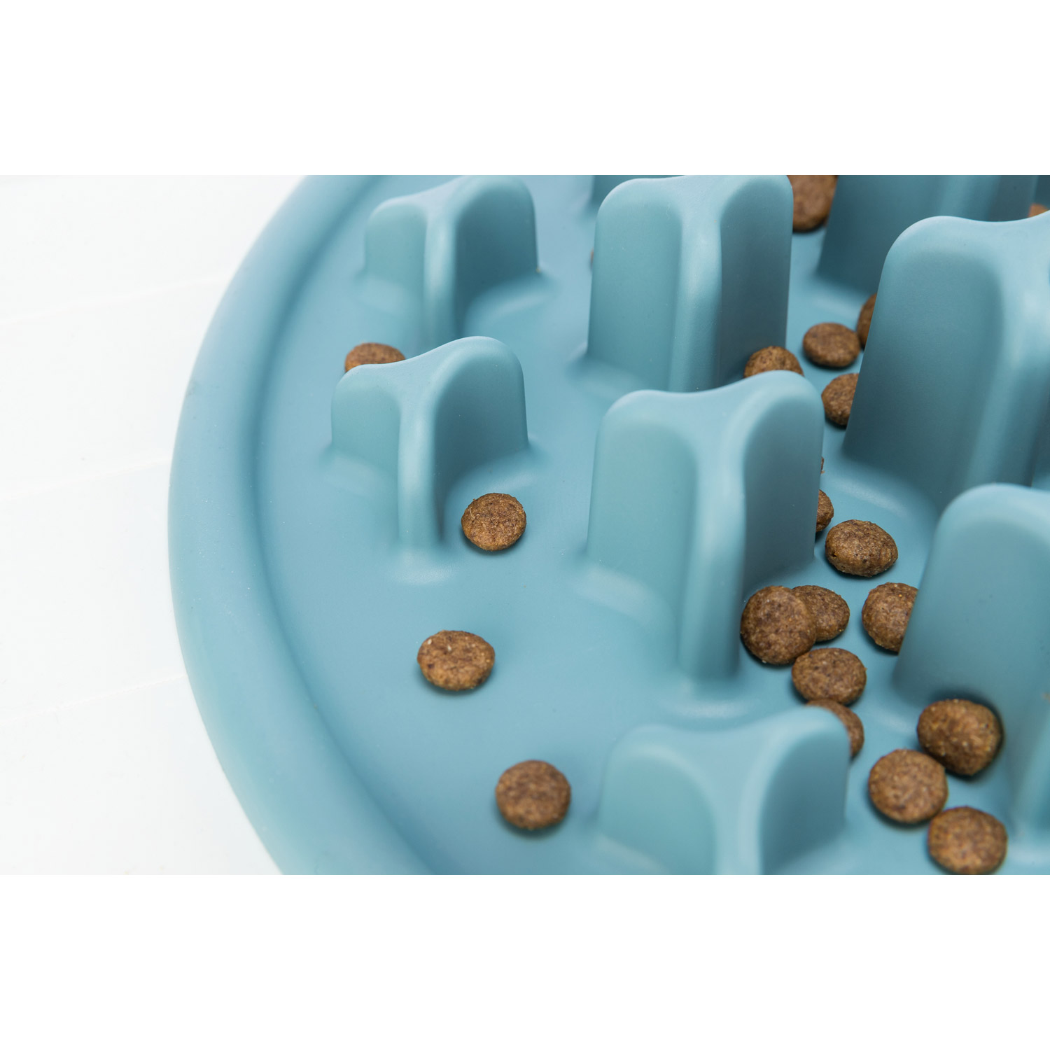 Slow Feeding Mantel para Alimento Pilares , Azul, ø 35 cm