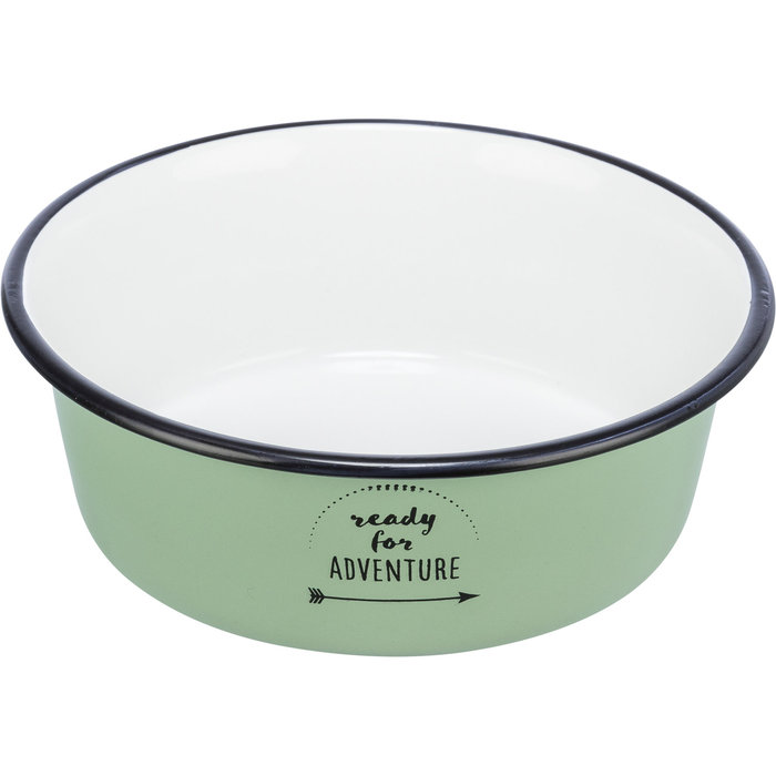 Comedero, esmalte/acero inoxidable