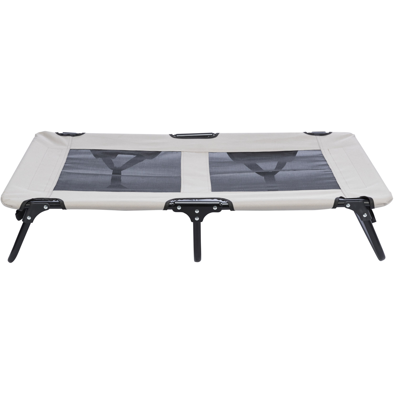 Tumbona para perros, Gris/Negro, 79 × 19 × 50 cm