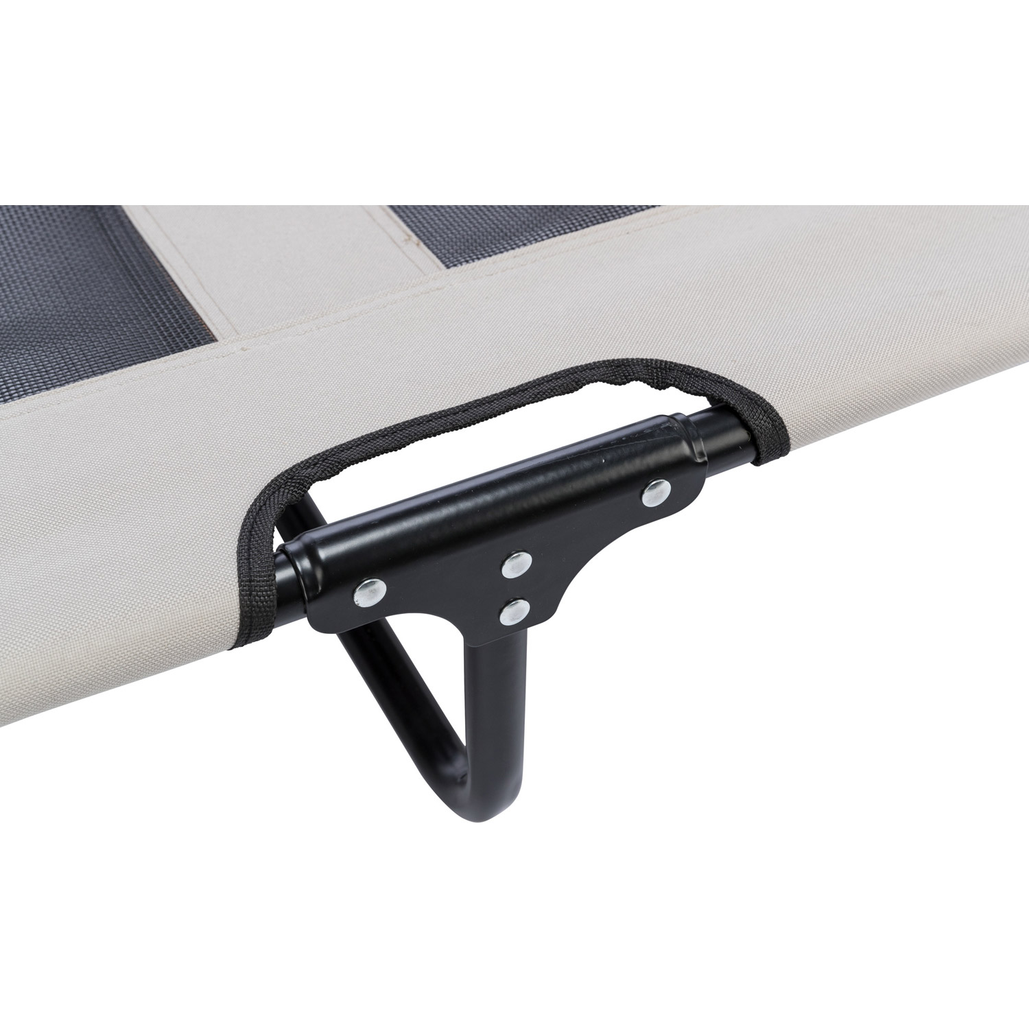 Tumbona para perros, Gris/Negro, 79 × 19 × 50 cm