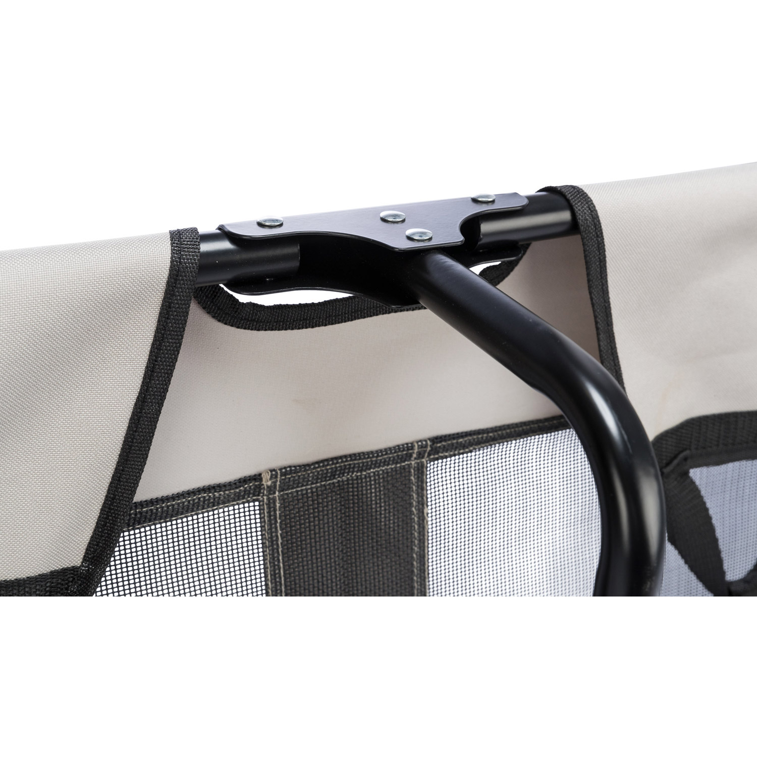 Tumbona para perros, Gris/Negro, 79 × 19 × 50 cm