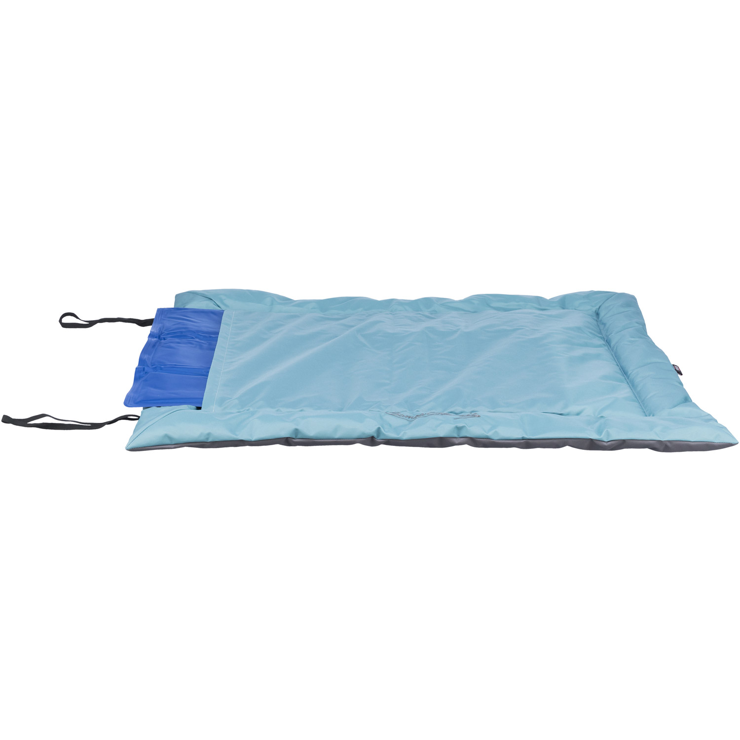 Manta Viaje Samoa Classic, Azul hielo/Gris, 85 × 70 cm