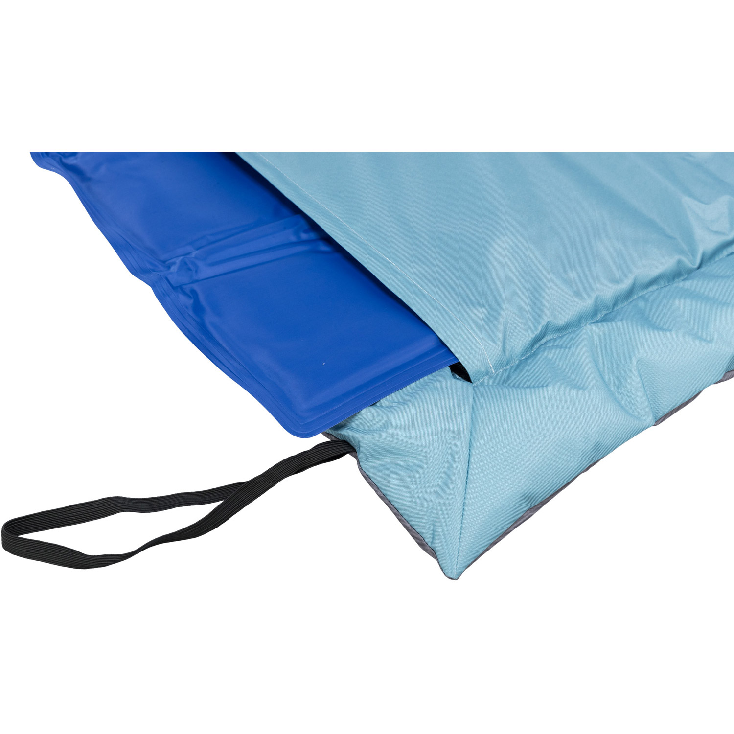 Manta Viaje Samoa Classic, Azul hielo/Gris, 85 × 70 cm