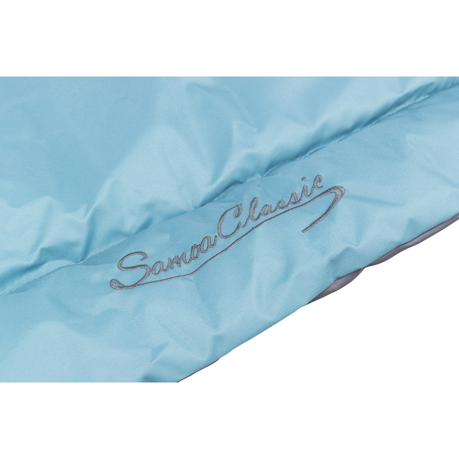 Manta Viaje Samoa Classic, Azul hielo/Gris, 85 × 70 cm