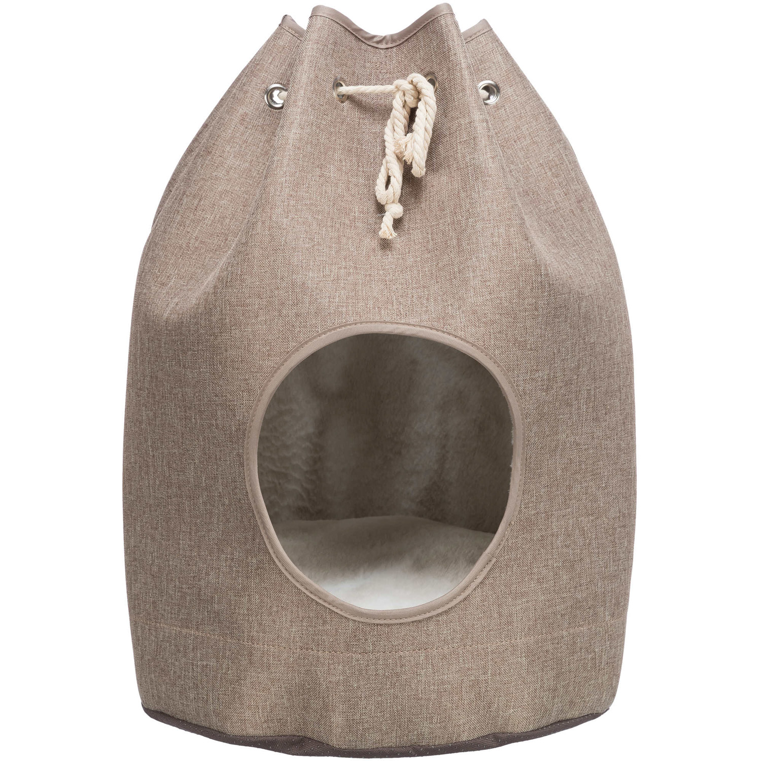 Cueva Nelli, Marrón claro/Blanco-Taupe, ø 40 × 55 cm