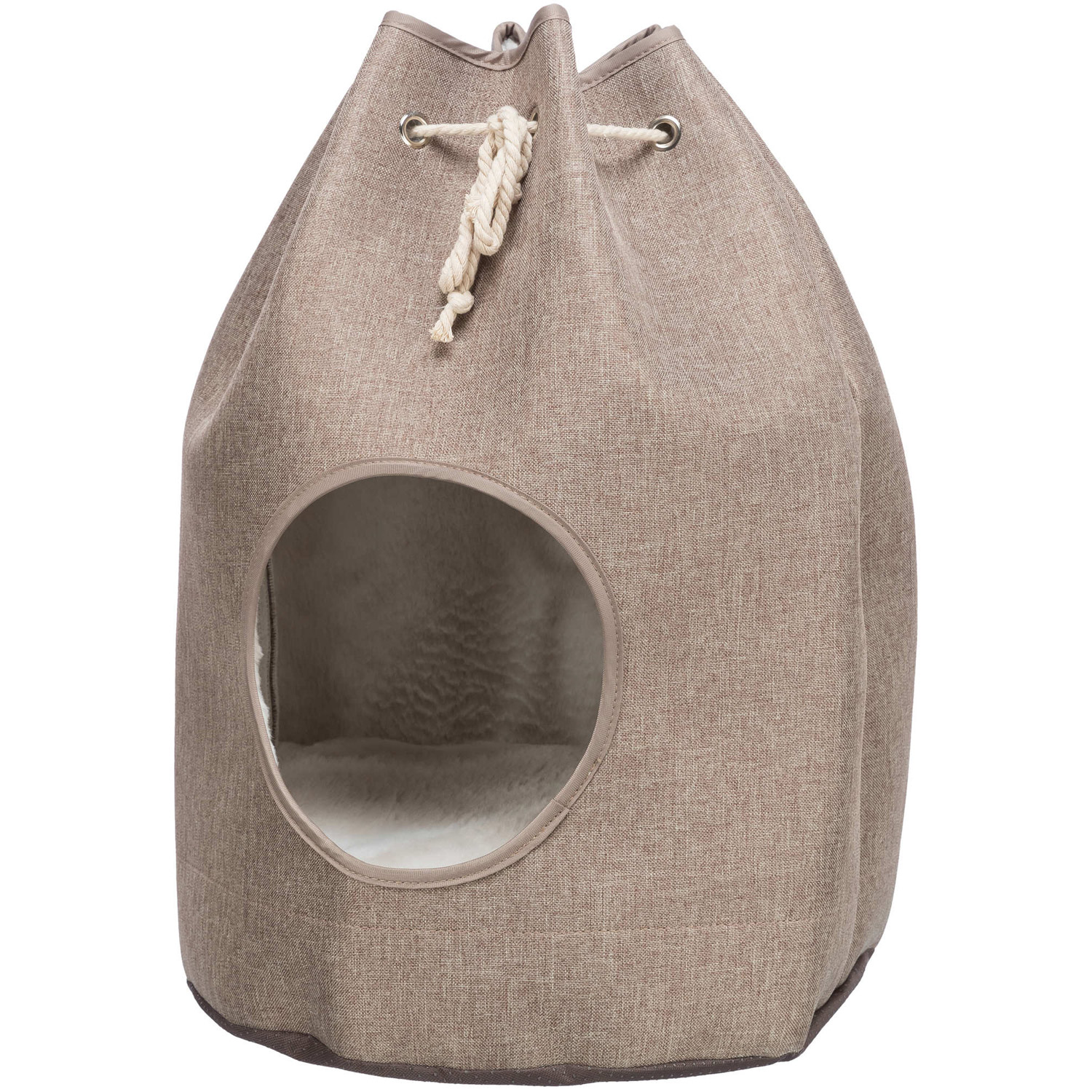 Cueva Nelli, Marrón claro/Blanco-Taupe, ø 40 × 55 cm