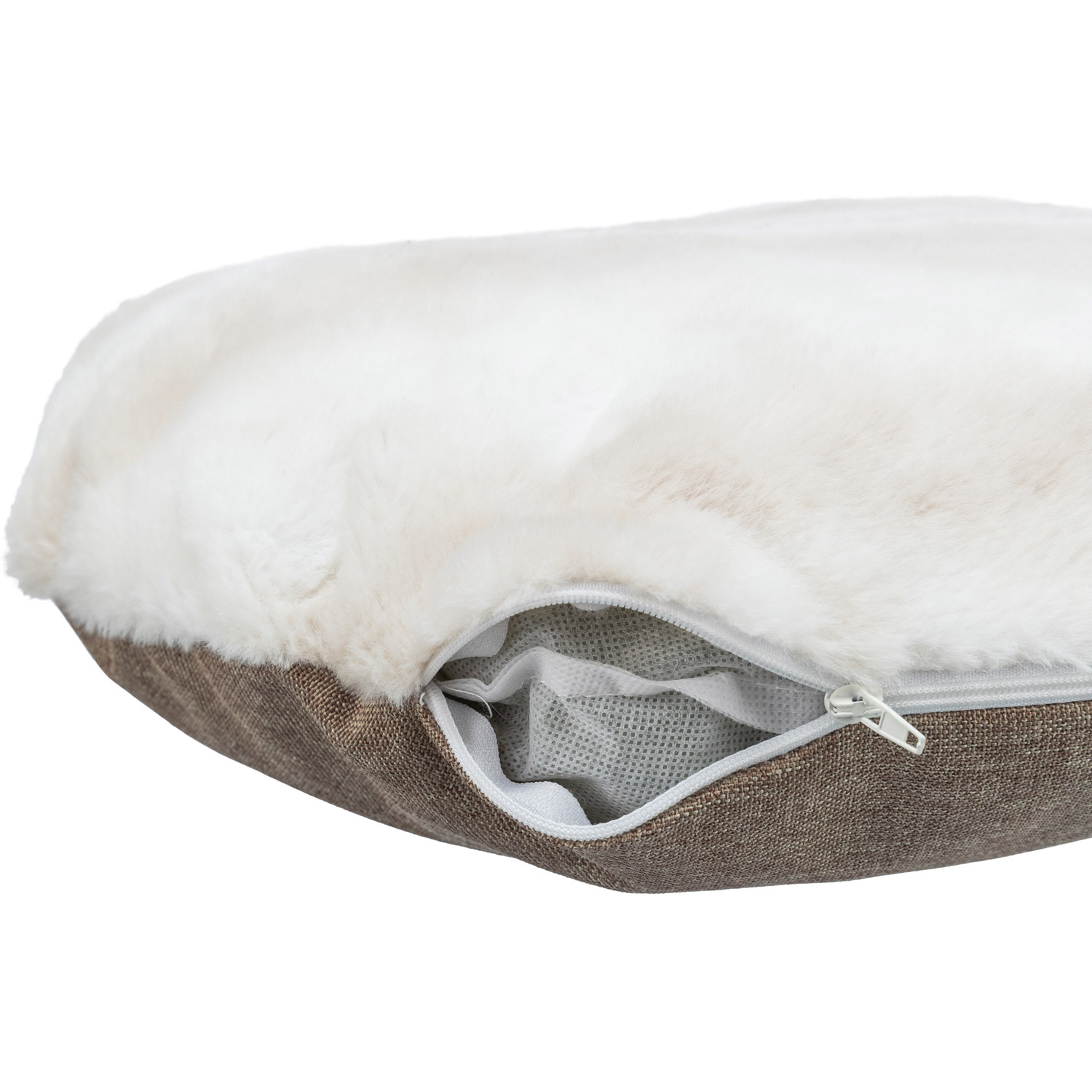 Cueva Nelli, Marrón claro/Blanco-Taupe, ø 40 × 55 cm