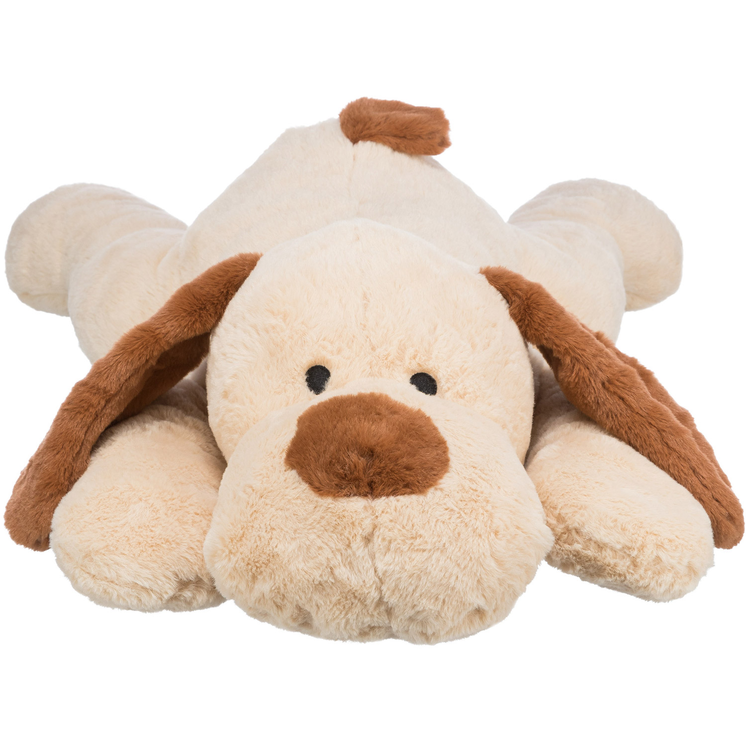 Perro mimado Benny, Beige/Marrón, 75 cm