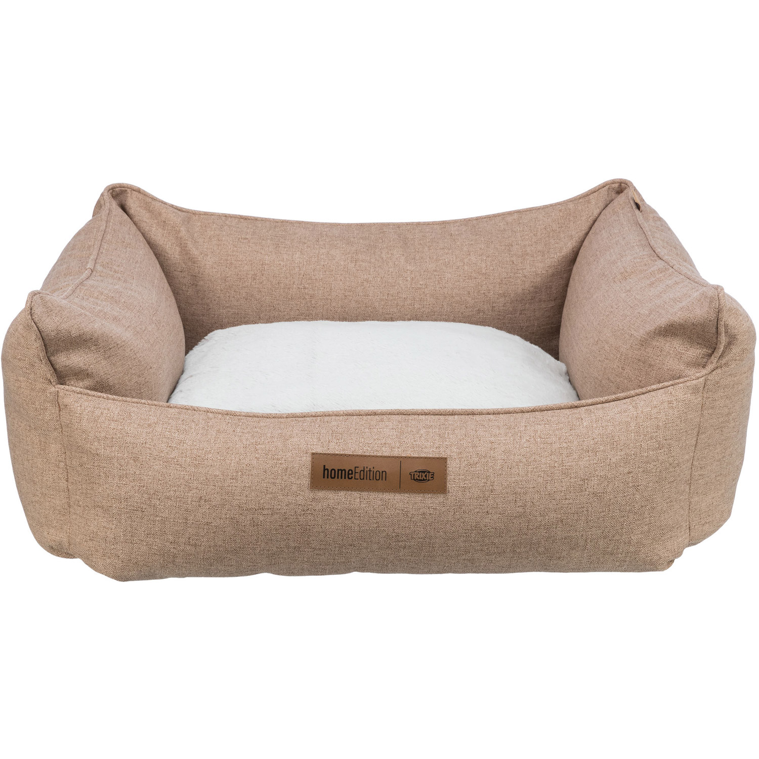 Cama Farello, Marrón/Blanco, 60 × 50 cm
