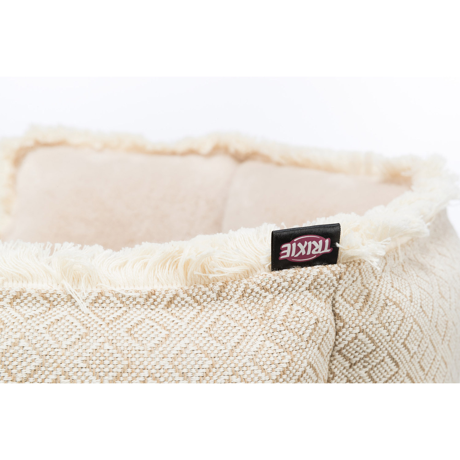 Cama Boho, Beige, 50 × 50 cm