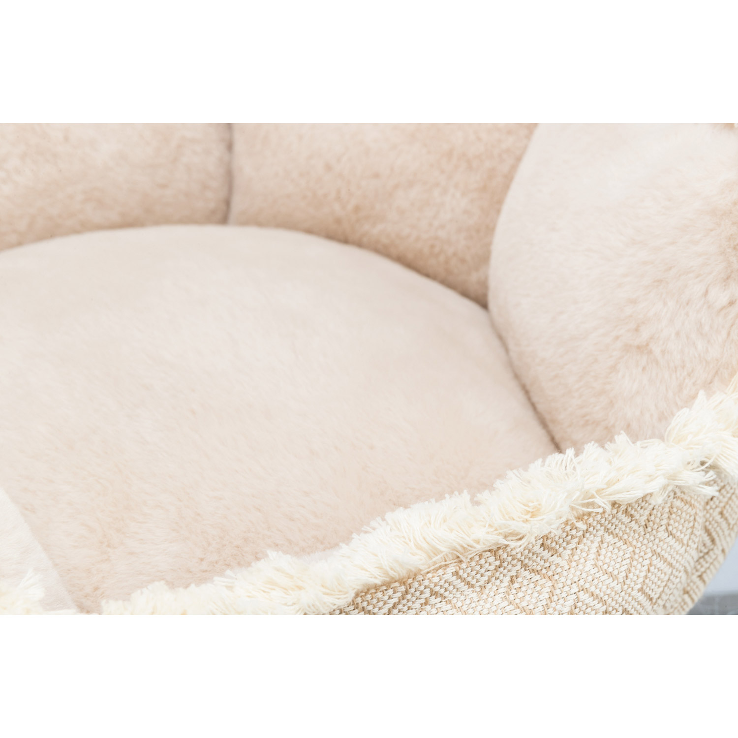 Cama Boho, Beige, 50 × 50 cm
