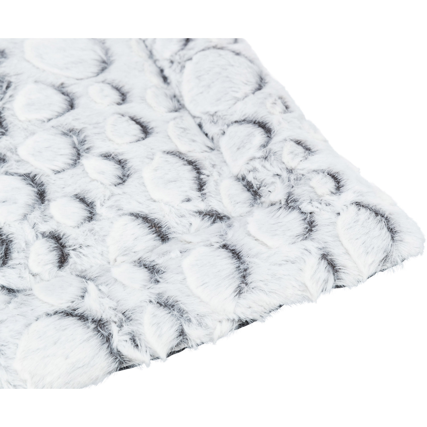 Colchoneta Mila, Blanco-Gris, 60 × 50 cm
