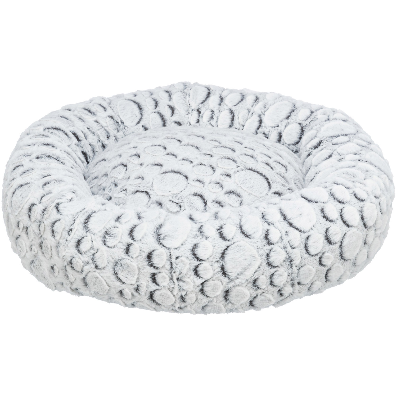 Cama Mila, Blanco-Gris, ø 50 cm