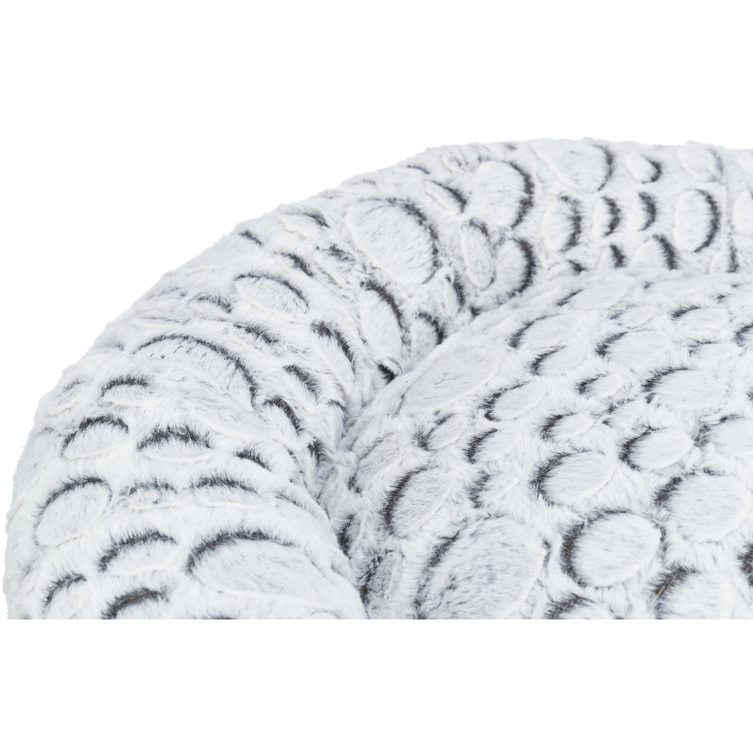 Cama Mila, Blanco-Gris, ø 50 cm
