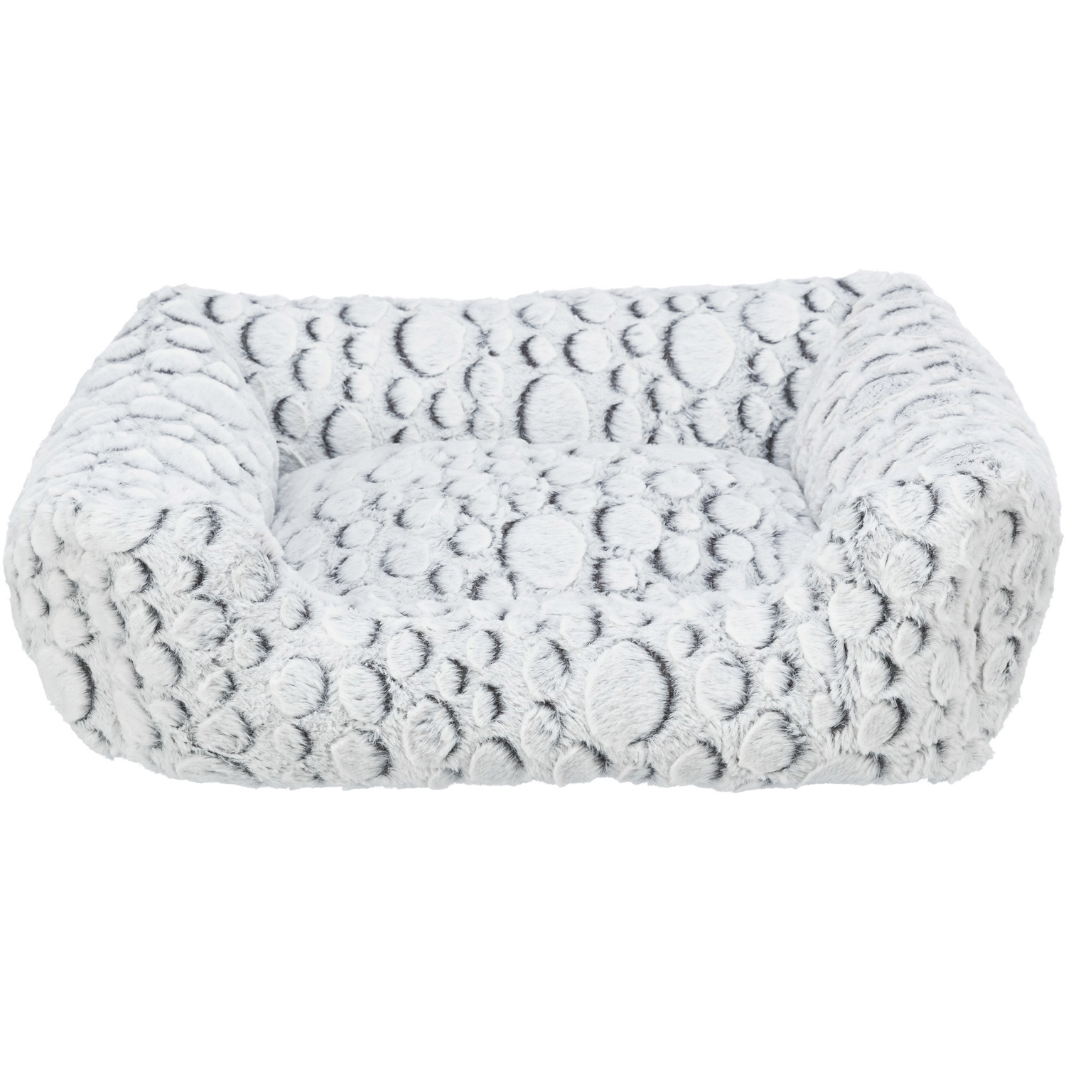 Cama Mila, Blanco-Gris, 50 × 40 cm