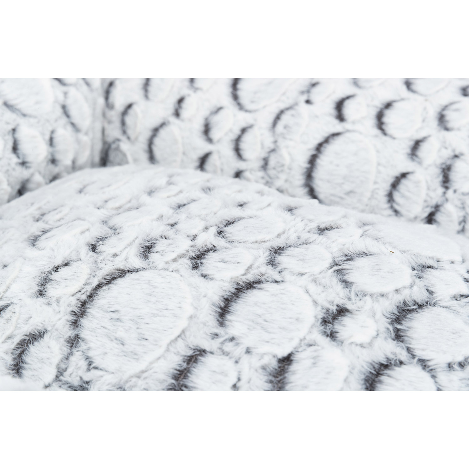 Cama Mila, Blanco-Gris, 50 × 40 cm