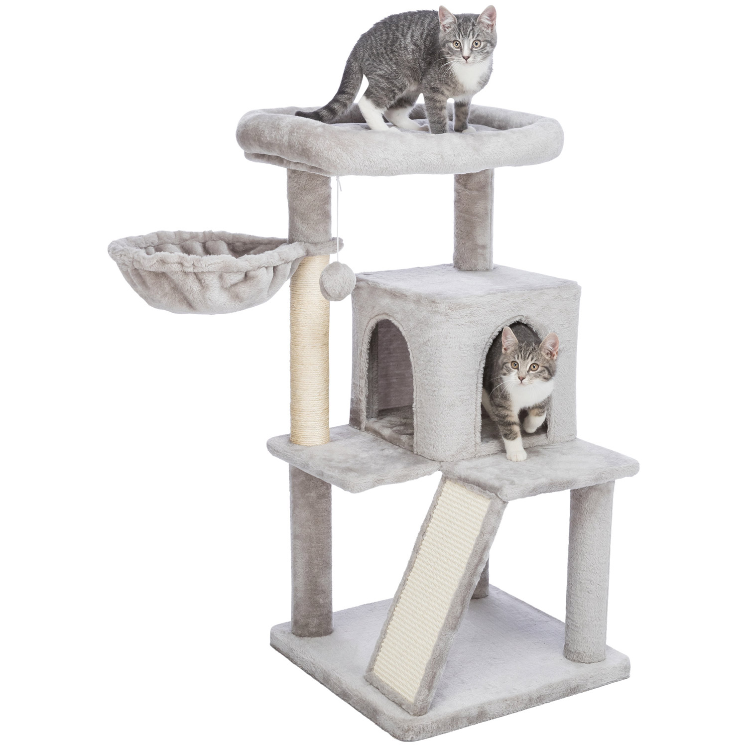 Junior Poste Rascador Pepito, Gris, 98 cm