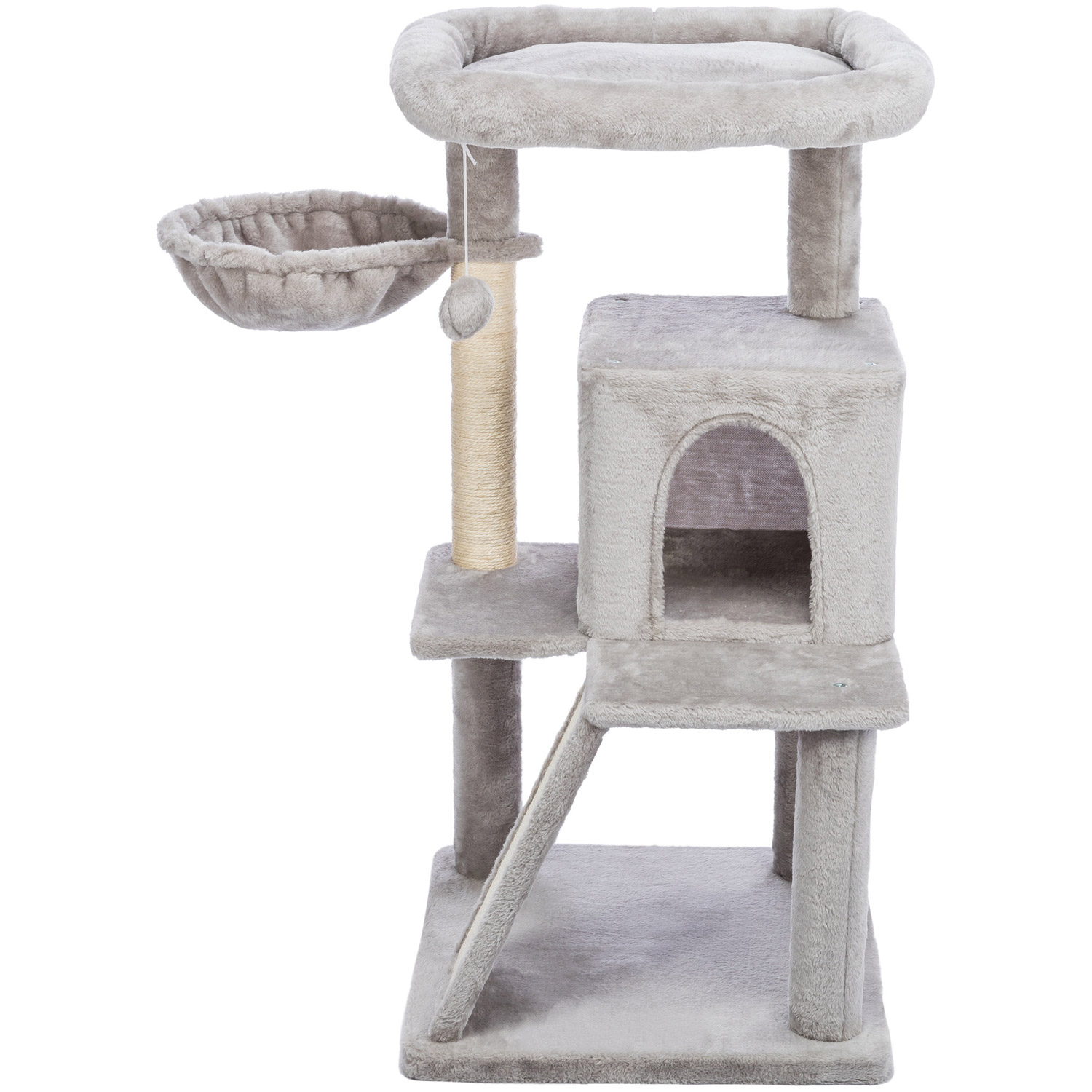 Junior Poste Rascador Pepito, Gris, 98 cm