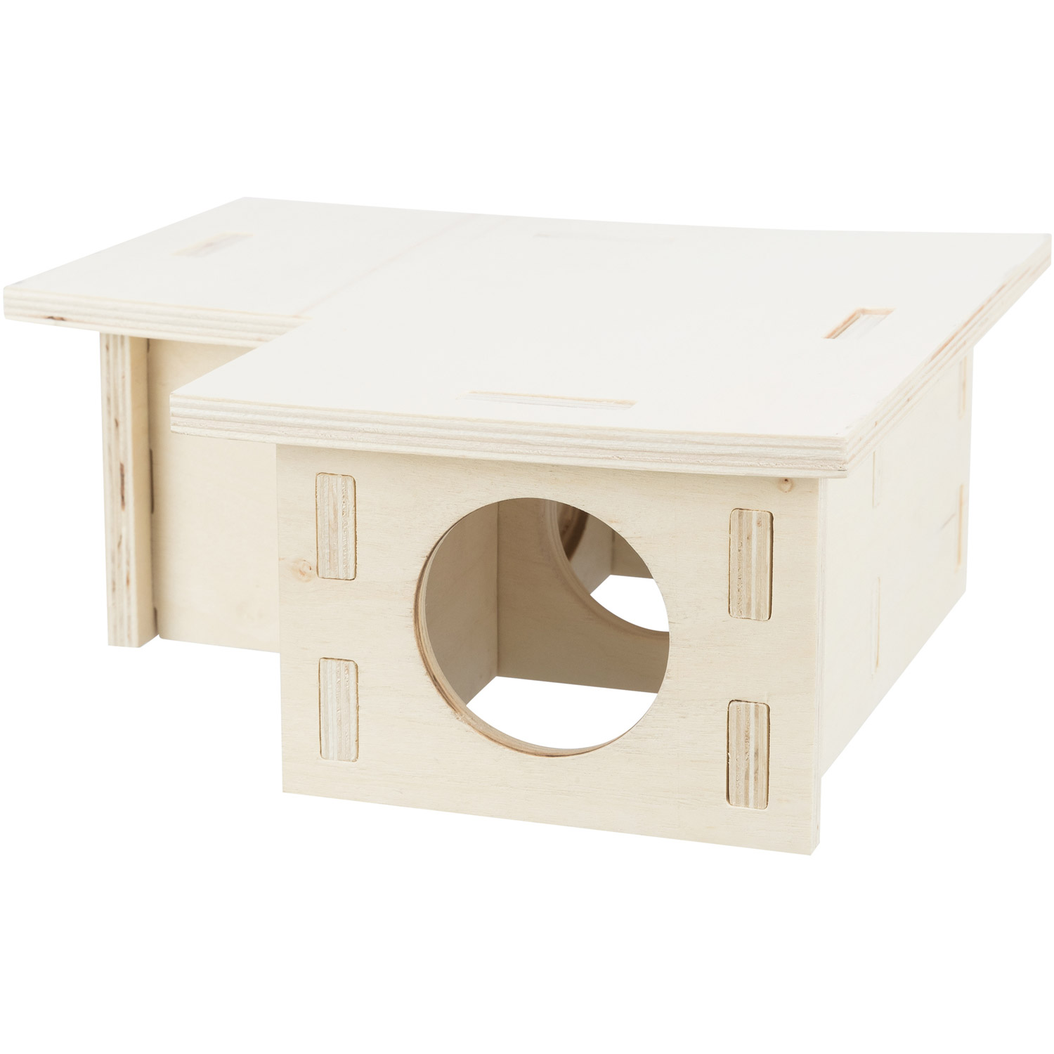 Casa con varias cámaras, 3 habitaciones, 25 × 10 × 25 cm