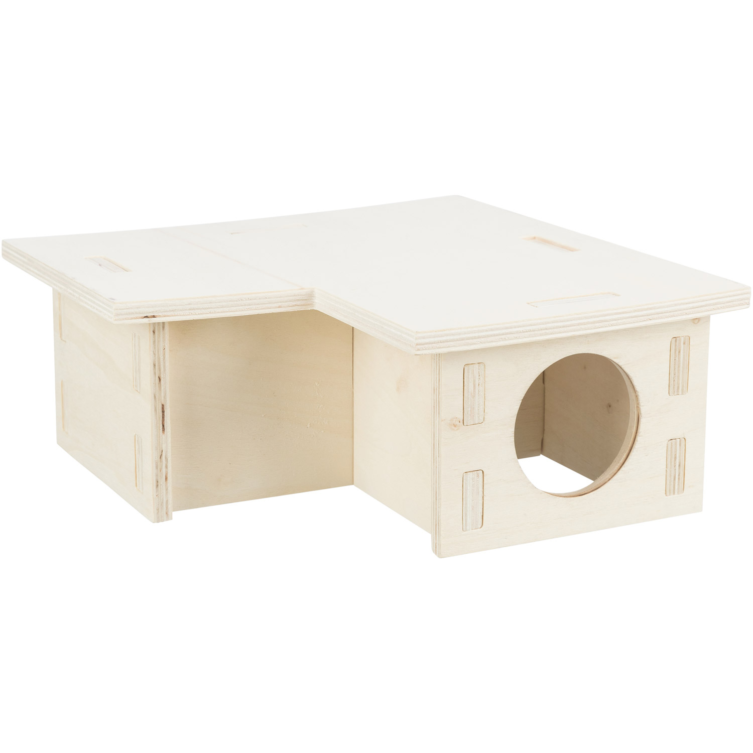 Casa con varias cámaras, 3 habitaciones, 25 × 10 × 25 cm