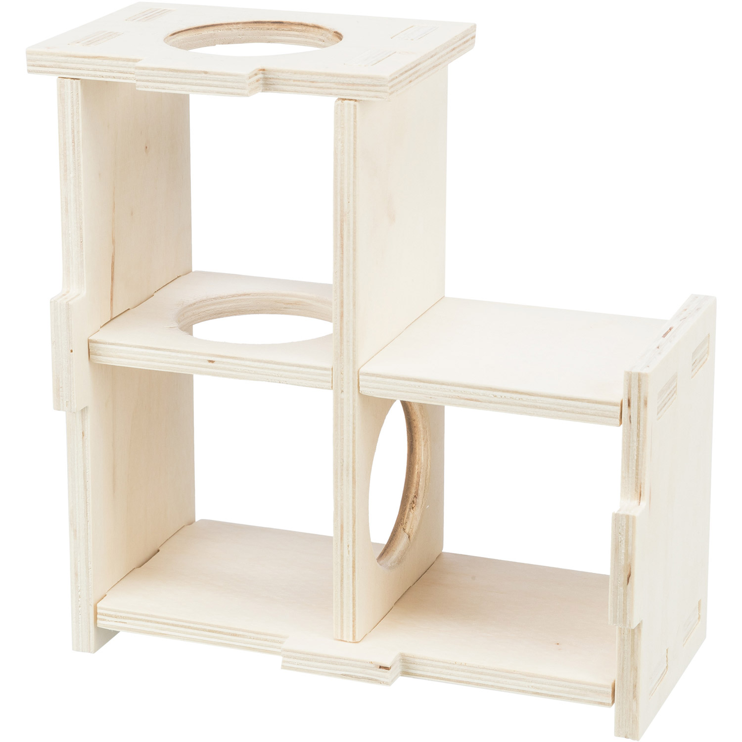 Casa con varias cámaras, 3 habitaciones, 25 × 10 × 25 cm
