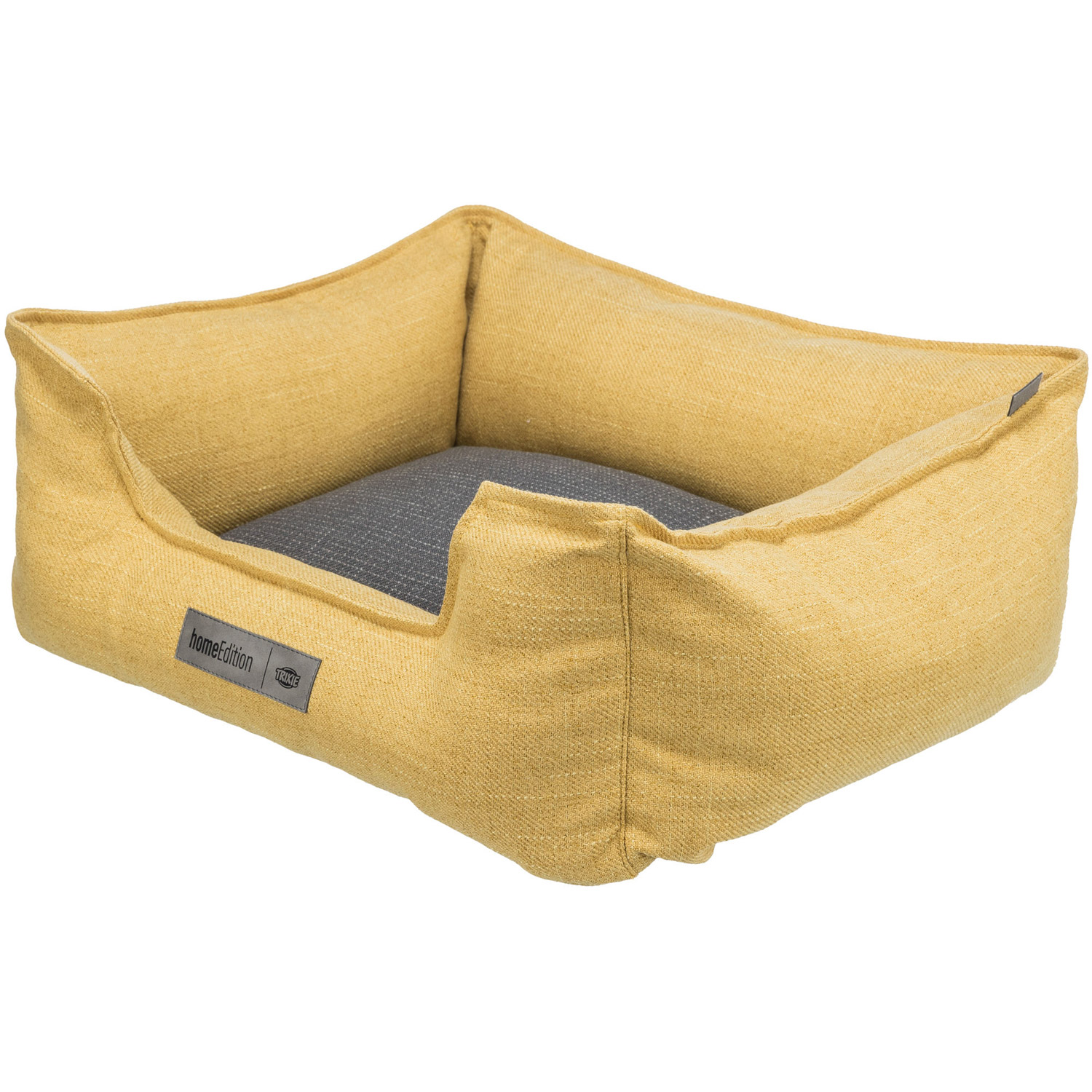 Cama Talis, Amarillo/Gris oscuro, 60 × 50 cm