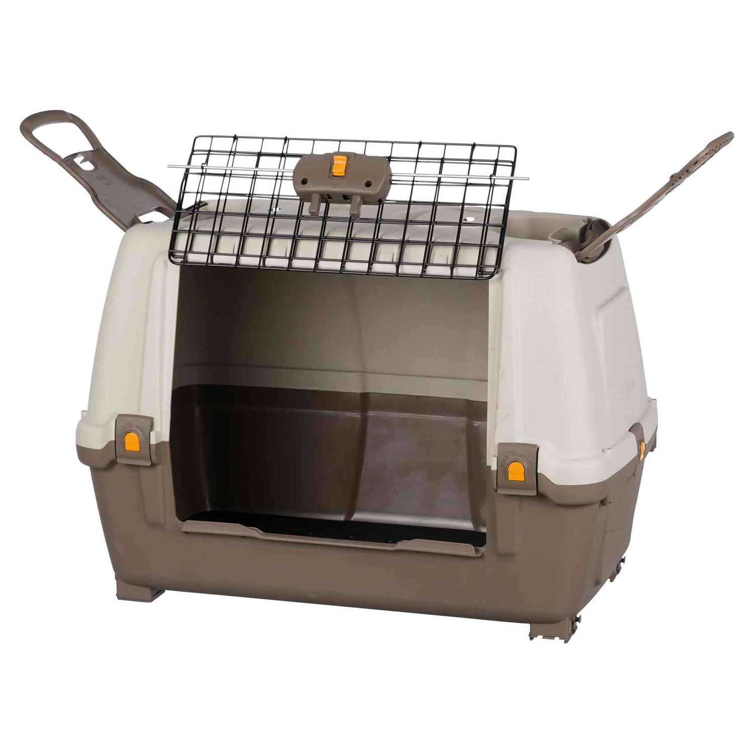 Transportín Skudo Car 80, S–M, 77 × 54 × 44 cm, Gris topo-Arena