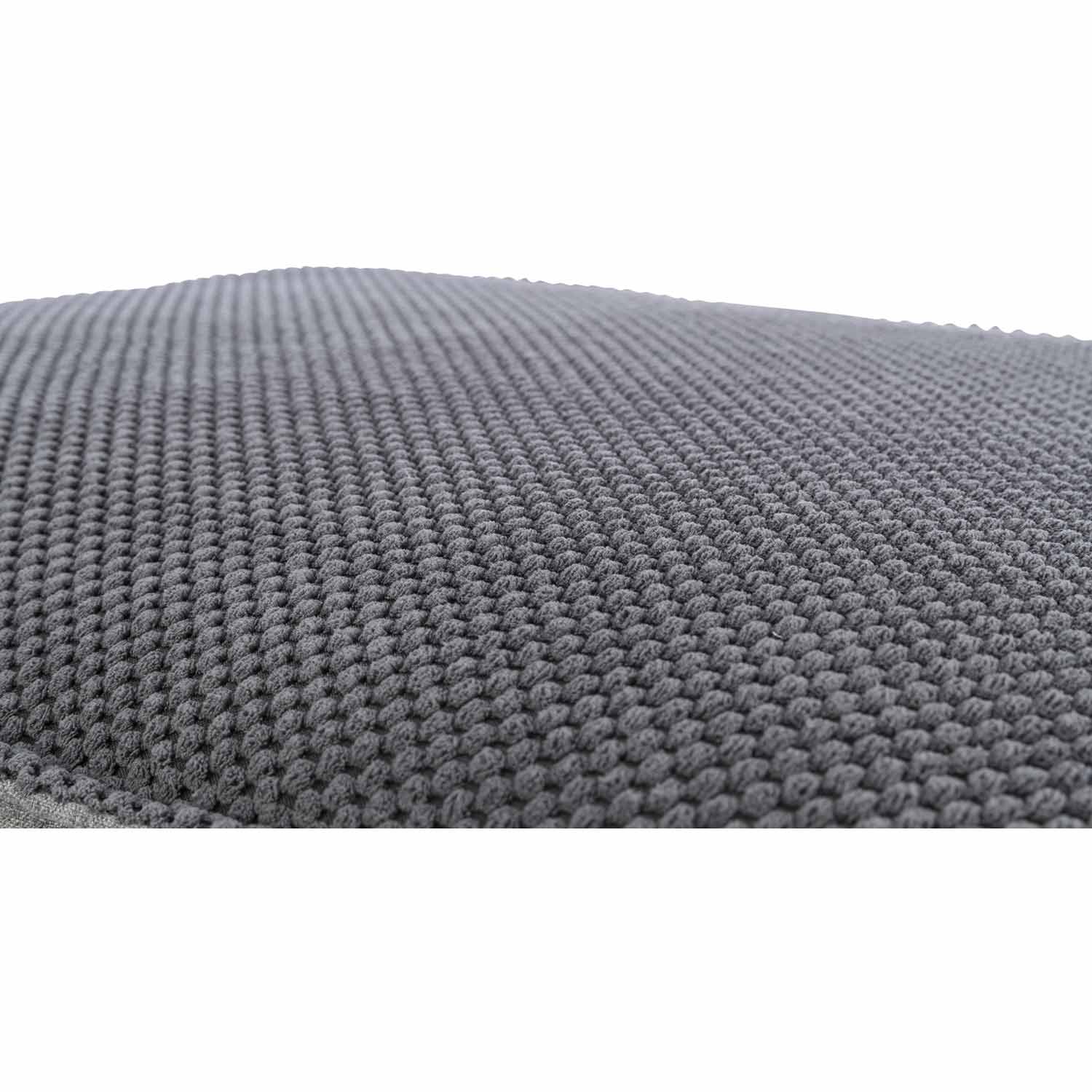 Cojín Eliano Vital, cuadrado, 70 × 50 cm, Gris