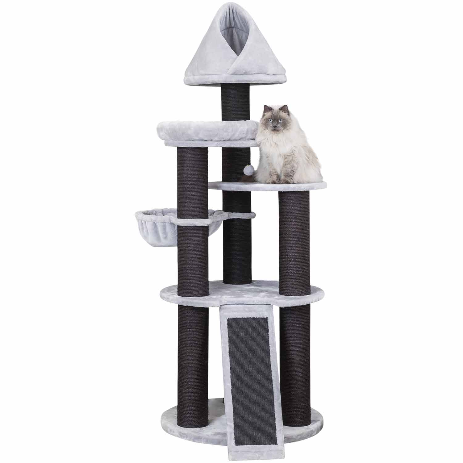 Poste Rascador Tulio XXL, 203 cm, Gris