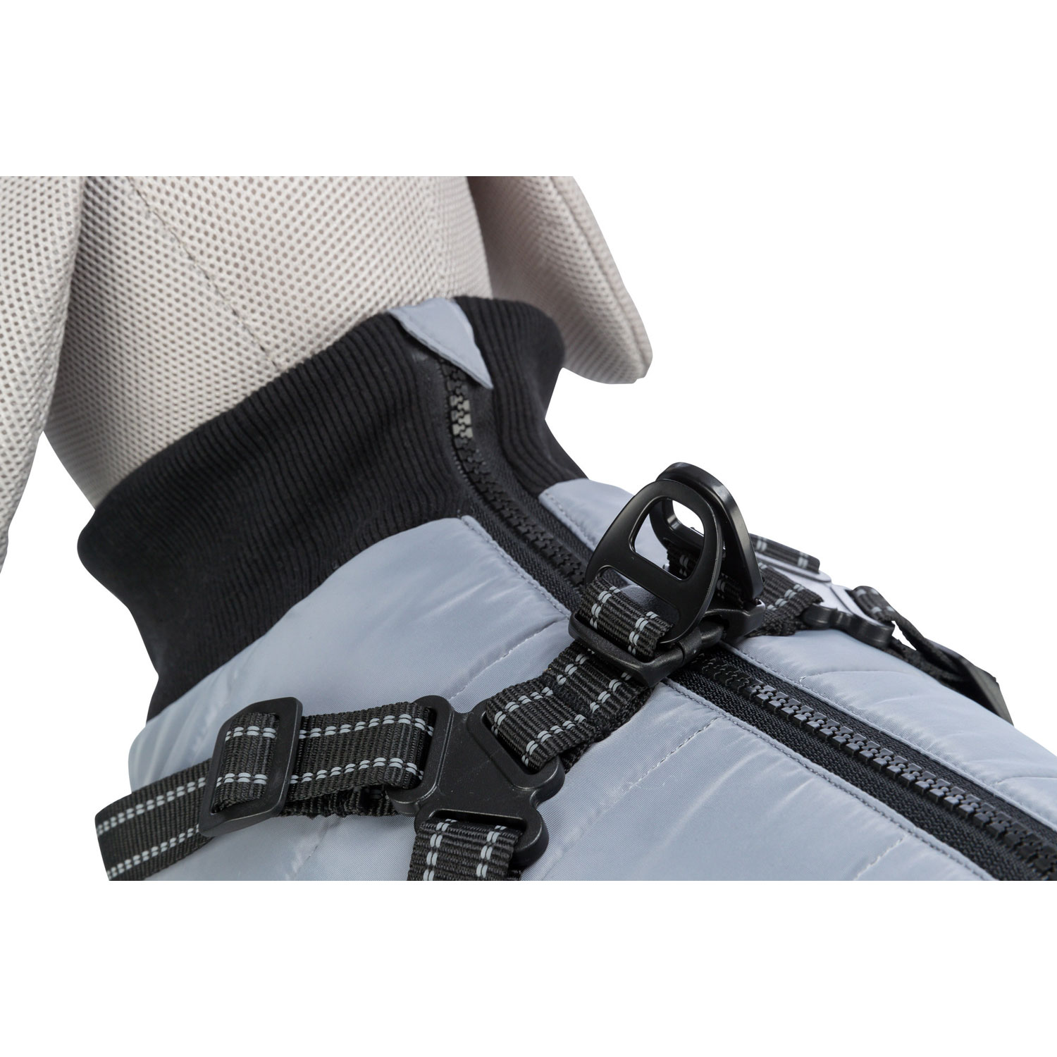 Abrigo Pontis con arnés ,  XXS: 24 cm, gris