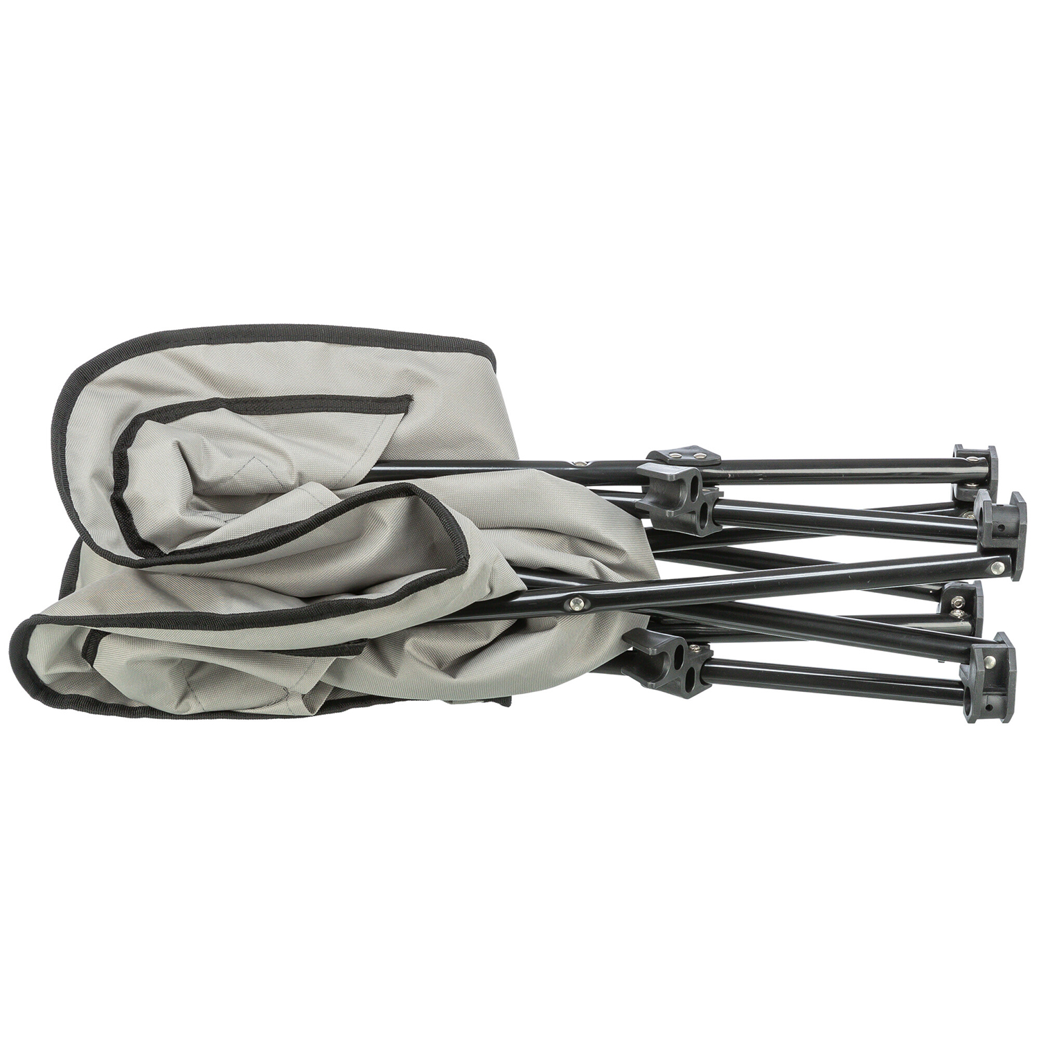 Cama de camping para perros, gris oscuro/azul petróleo, 69 x 20 x 69 cm